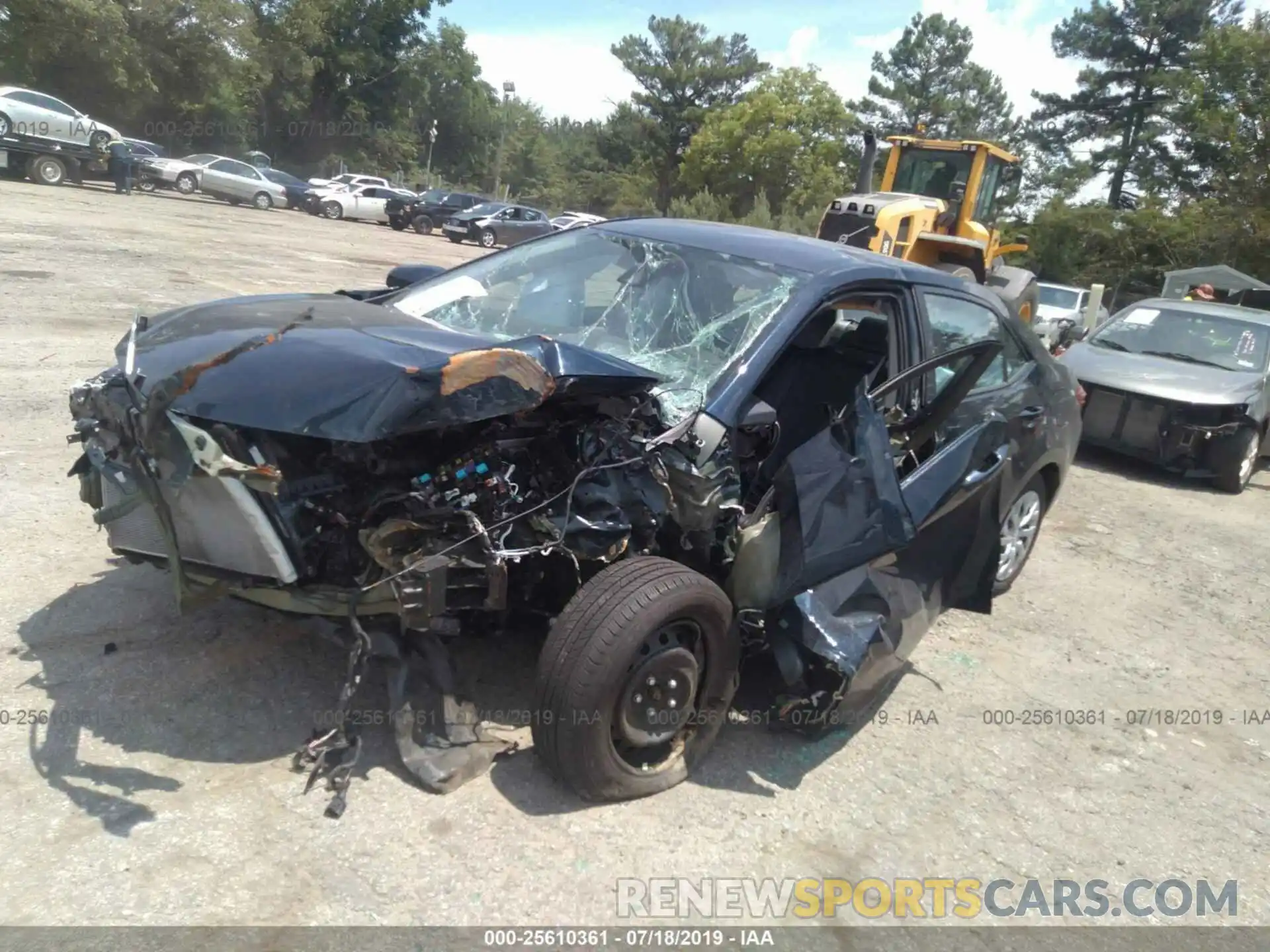 2 Photograph of a damaged car 5YFBURHE5KP948579 TOYOTA COROLLA 2019