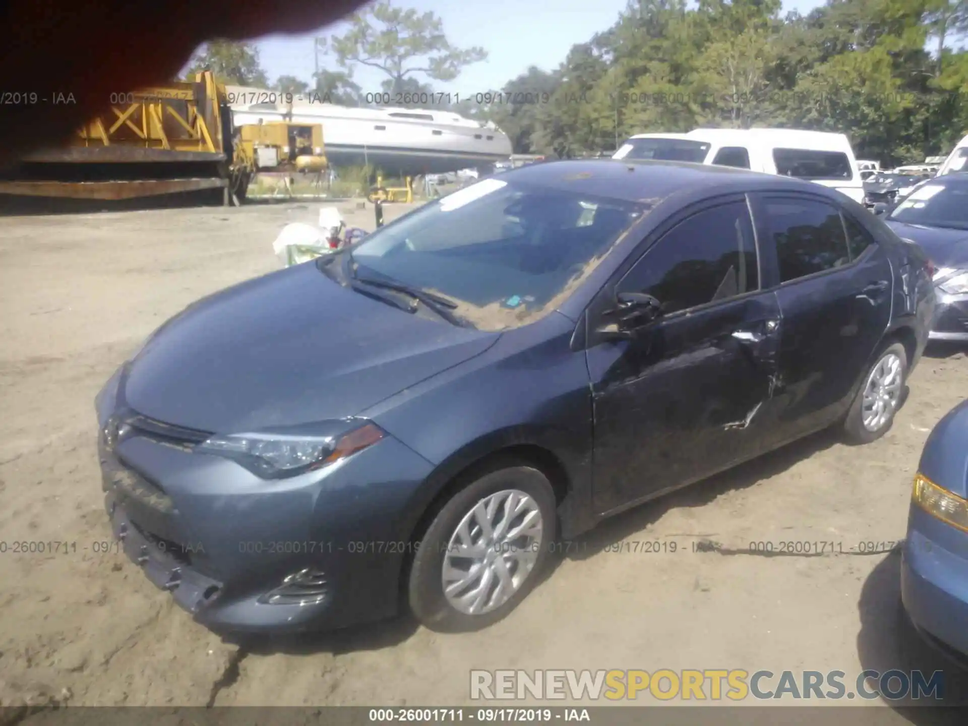 2 Photograph of a damaged car 5YFBURHE5KP949036 TOYOTA COROLLA 2019