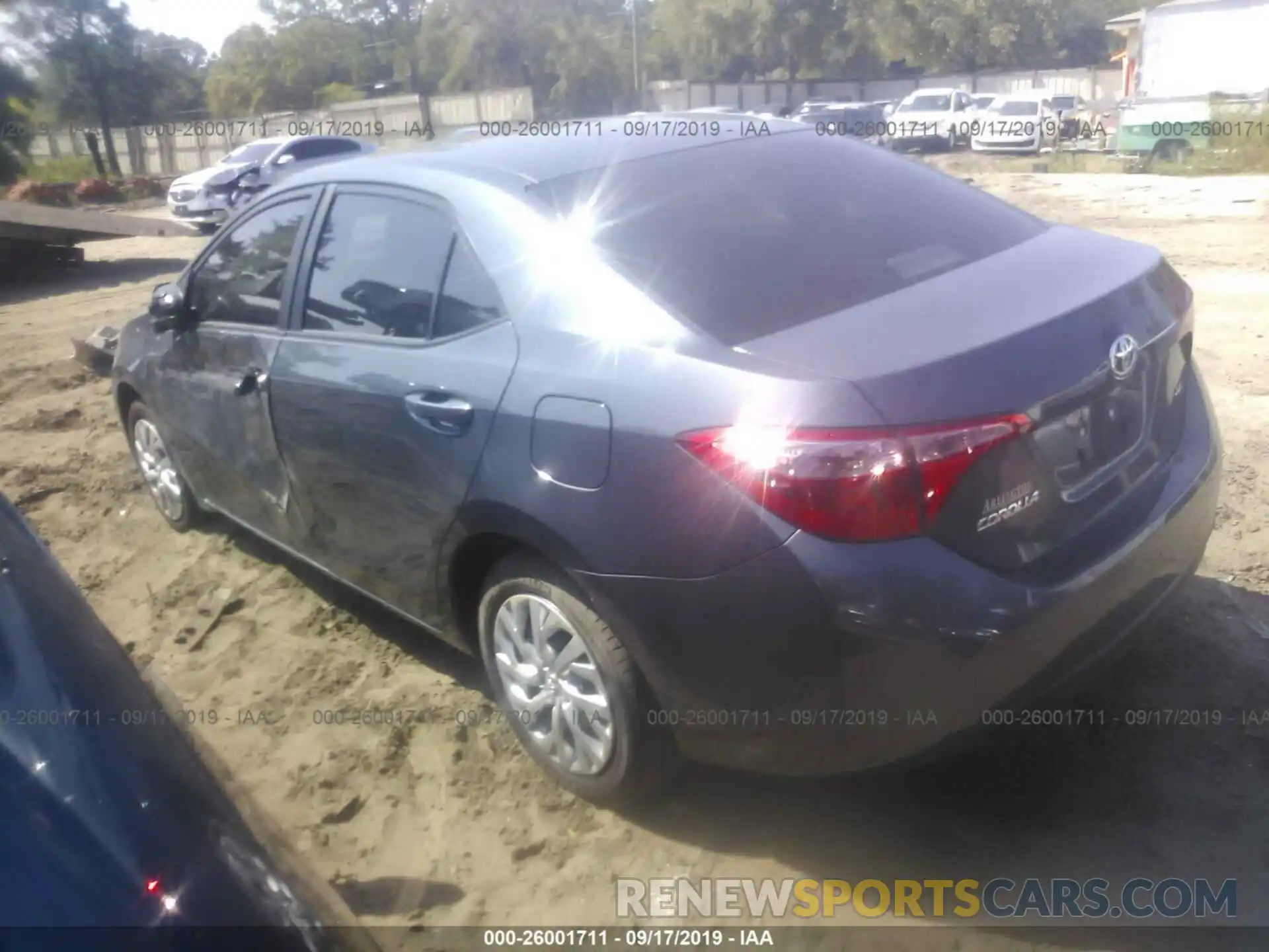 3 Photograph of a damaged car 5YFBURHE5KP949036 TOYOTA COROLLA 2019