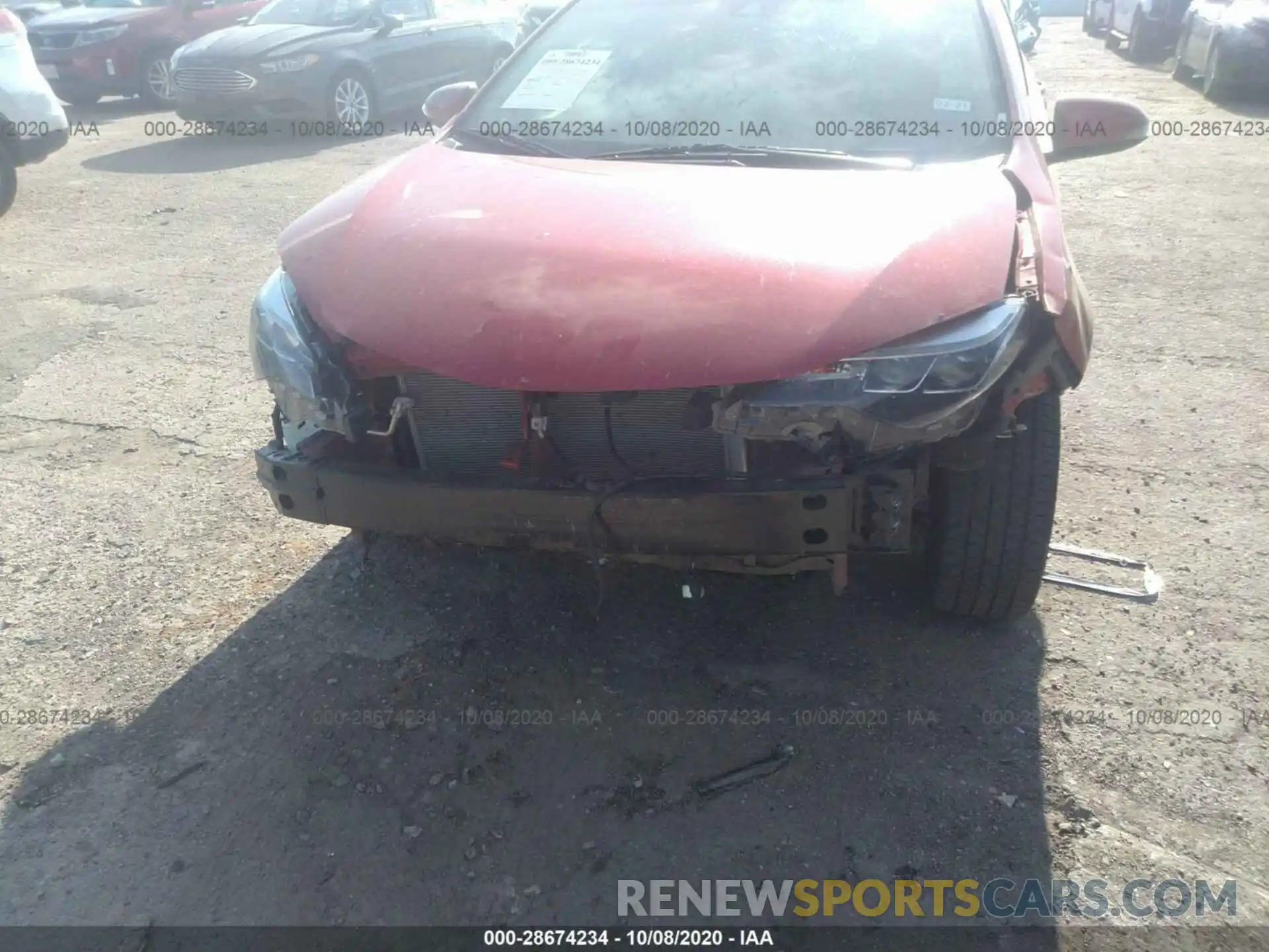 6 Photograph of a damaged car 5YFBURHE5KP949280 TOYOTA COROLLA 2019