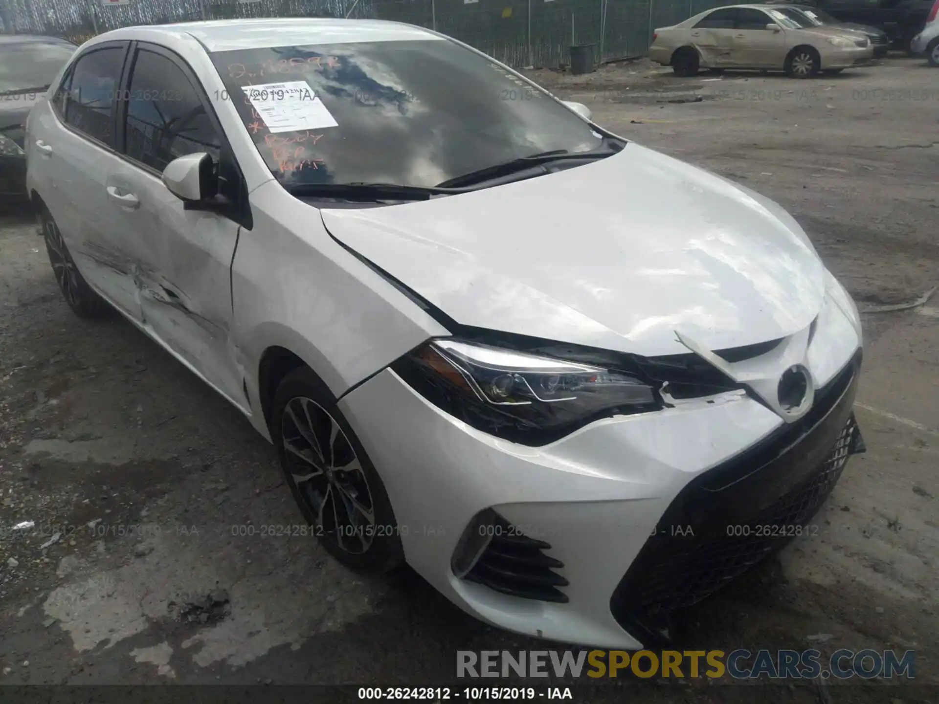 6 Photograph of a damaged car 5YFBURHE5KP949845 TOYOTA COROLLA 2019