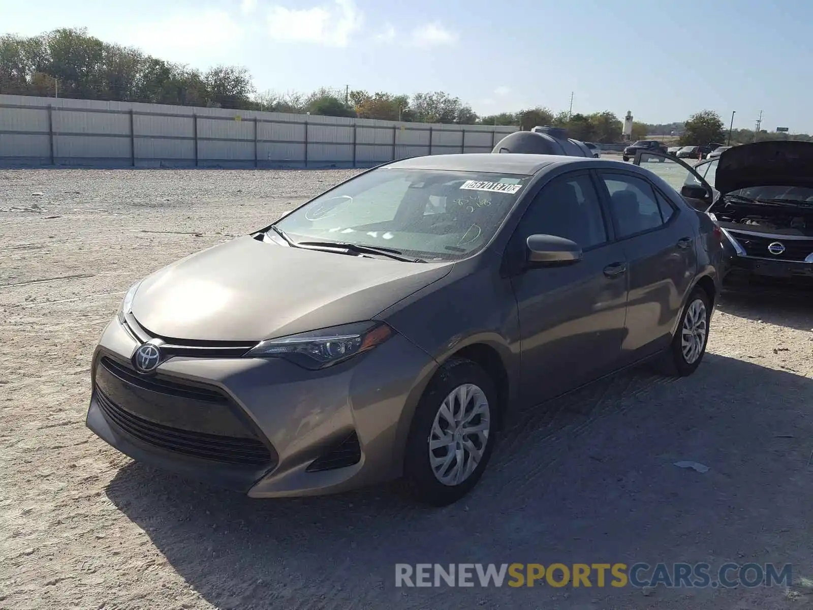 2 Photograph of a damaged car 5YFBURHE6KP856218 TOYOTA COROLLA 2019