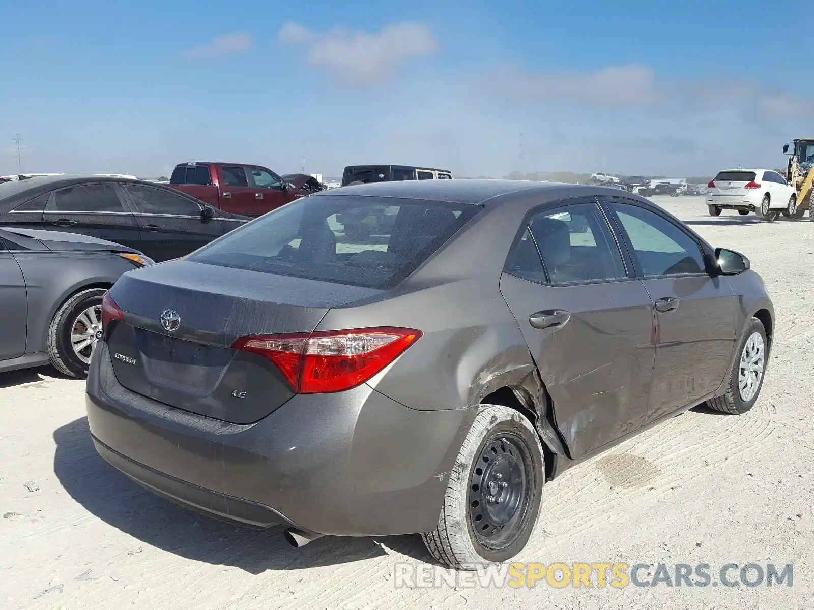 4 Photograph of a damaged car 5YFBURHE6KP856218 TOYOTA COROLLA 2019