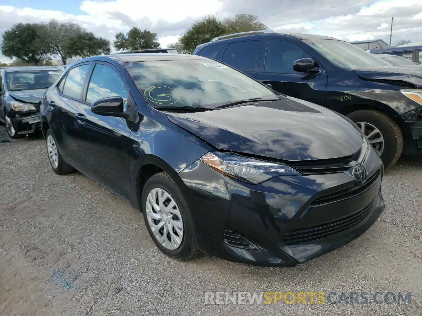 1 Photograph of a damaged car 5YFBURHE6KP856235 TOYOTA COROLLA 2019