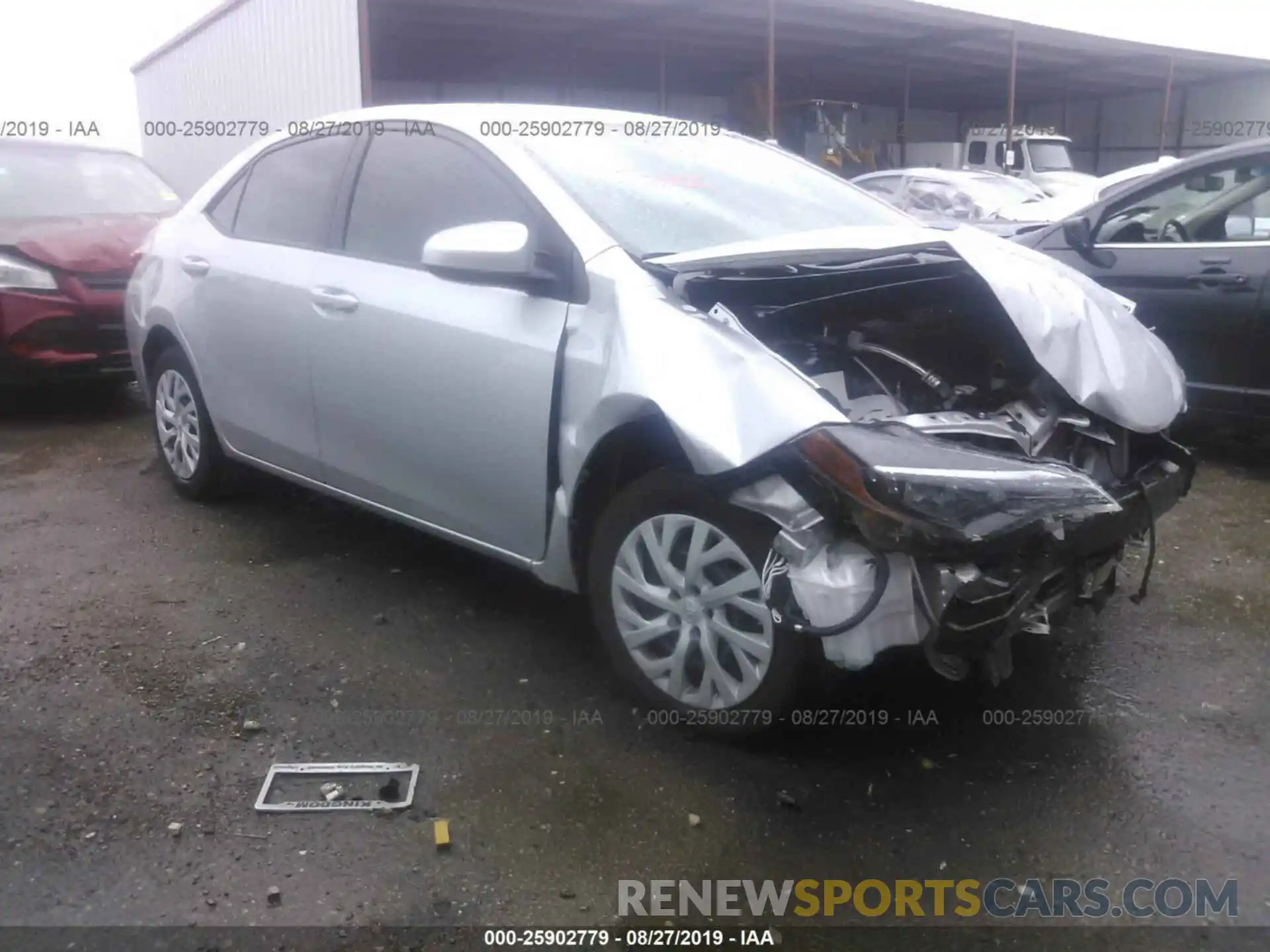 1 Photograph of a damaged car 5YFBURHE6KP856445 TOYOTA COROLLA 2019