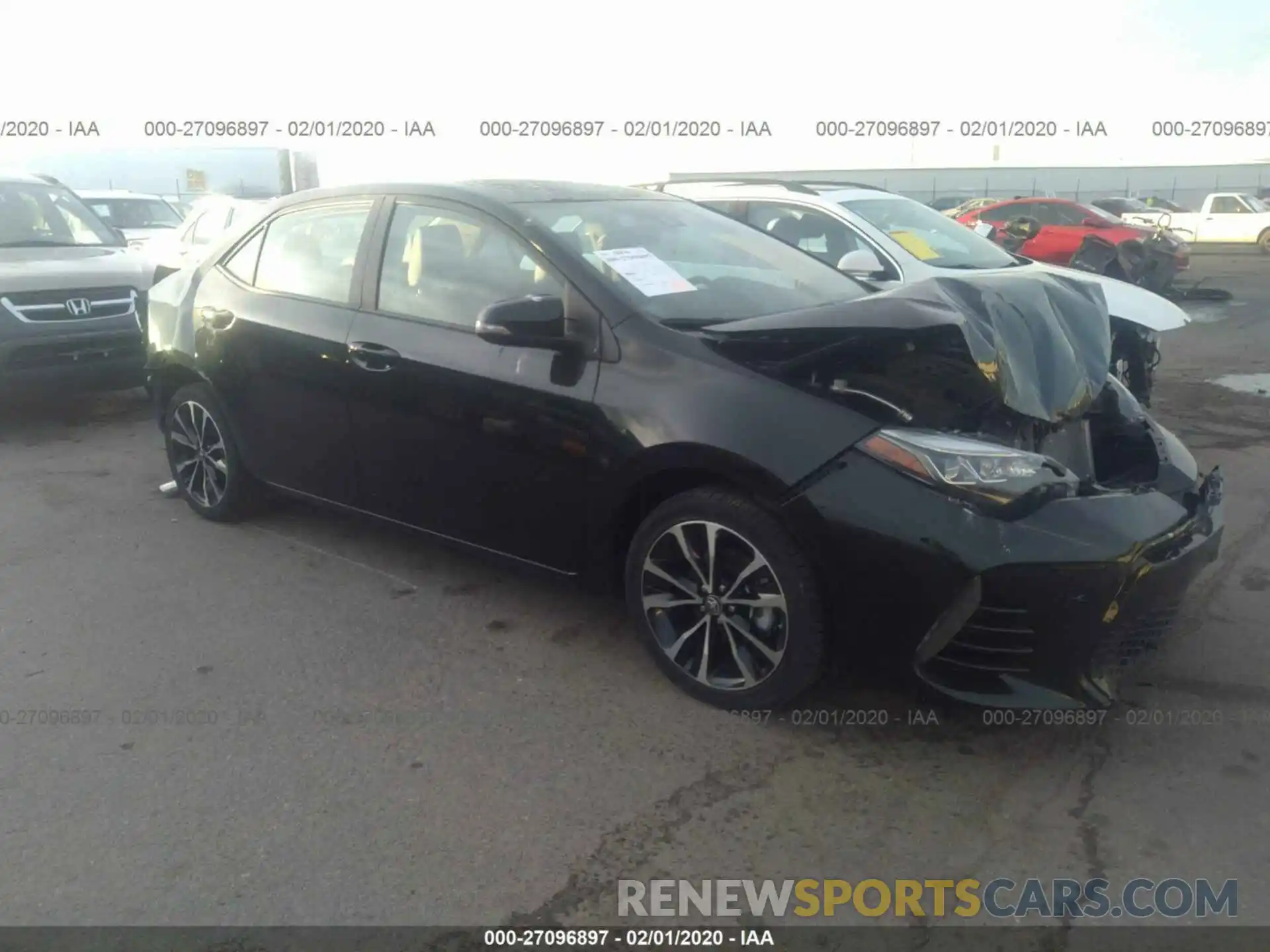 1 Photograph of a damaged car 5YFBURHE6KP856574 TOYOTA COROLLA 2019