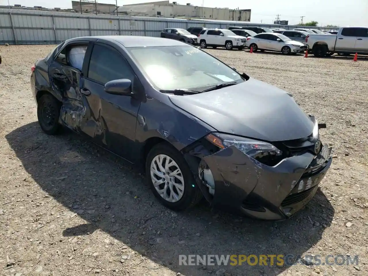 1 Photograph of a damaged car 5YFBURHE6KP856655 TOYOTA COROLLA 2019