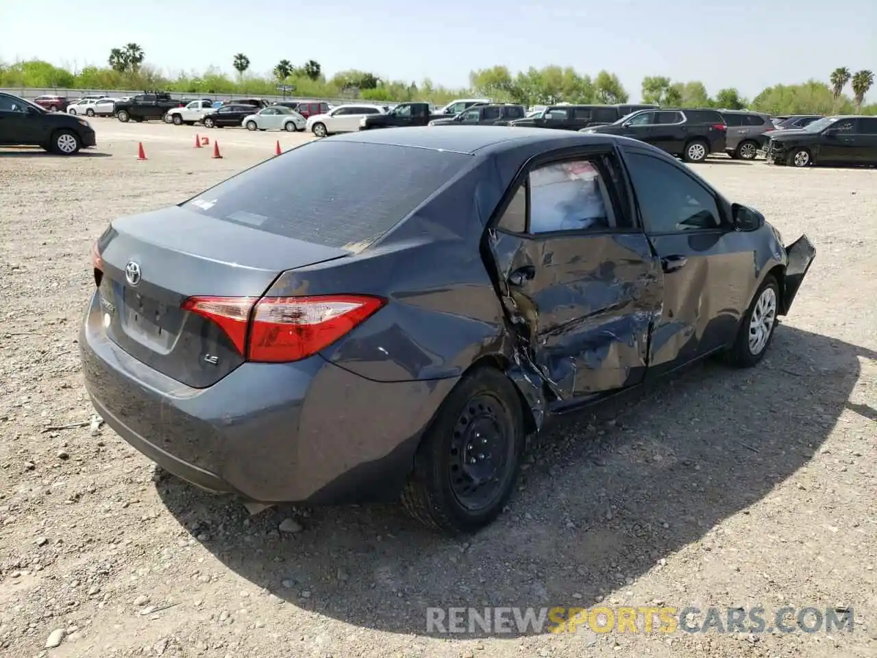 4 Photograph of a damaged car 5YFBURHE6KP856655 TOYOTA COROLLA 2019