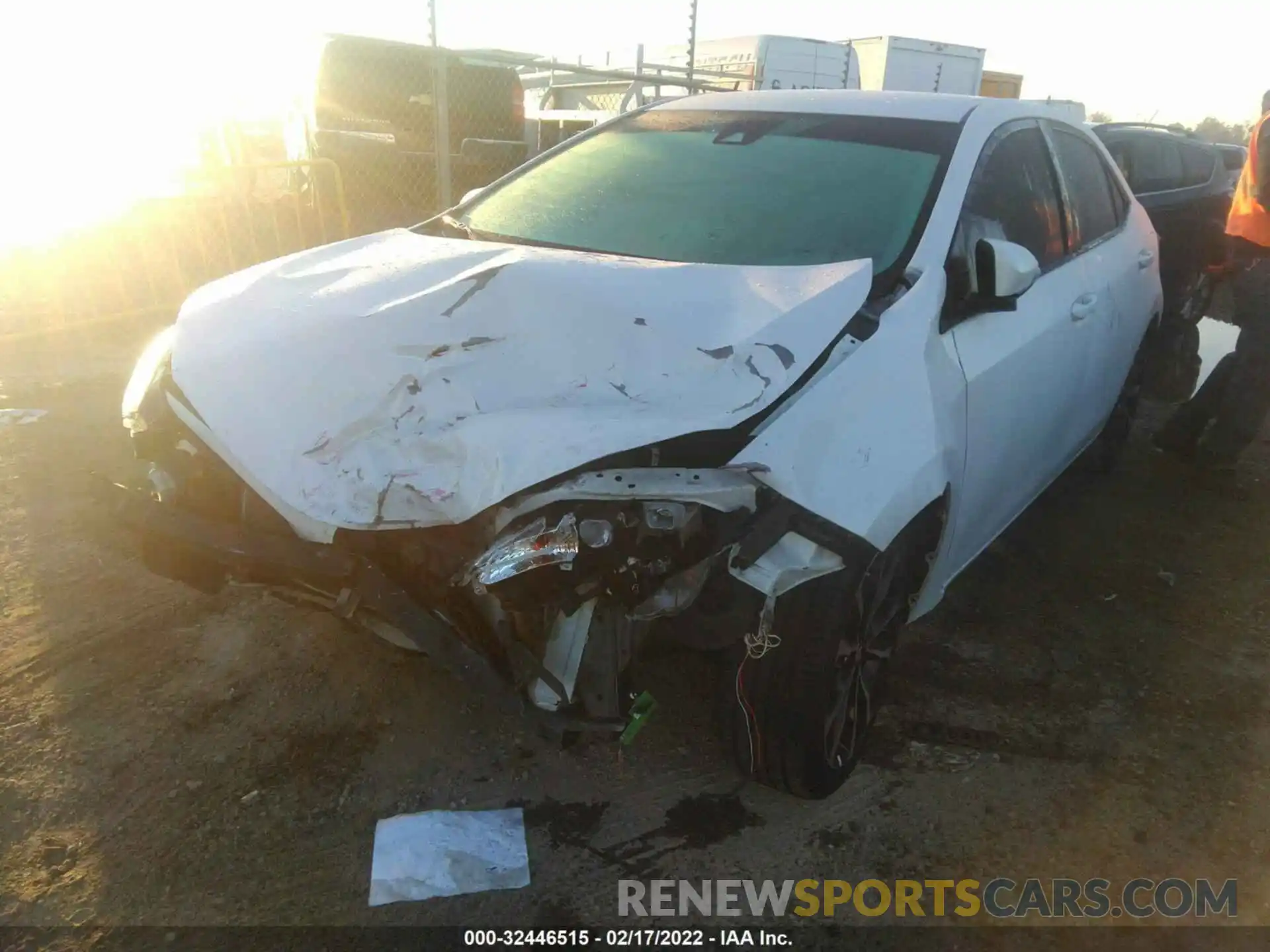 2 Photograph of a damaged car 5YFBURHE6KP856901 TOYOTA COROLLA 2019