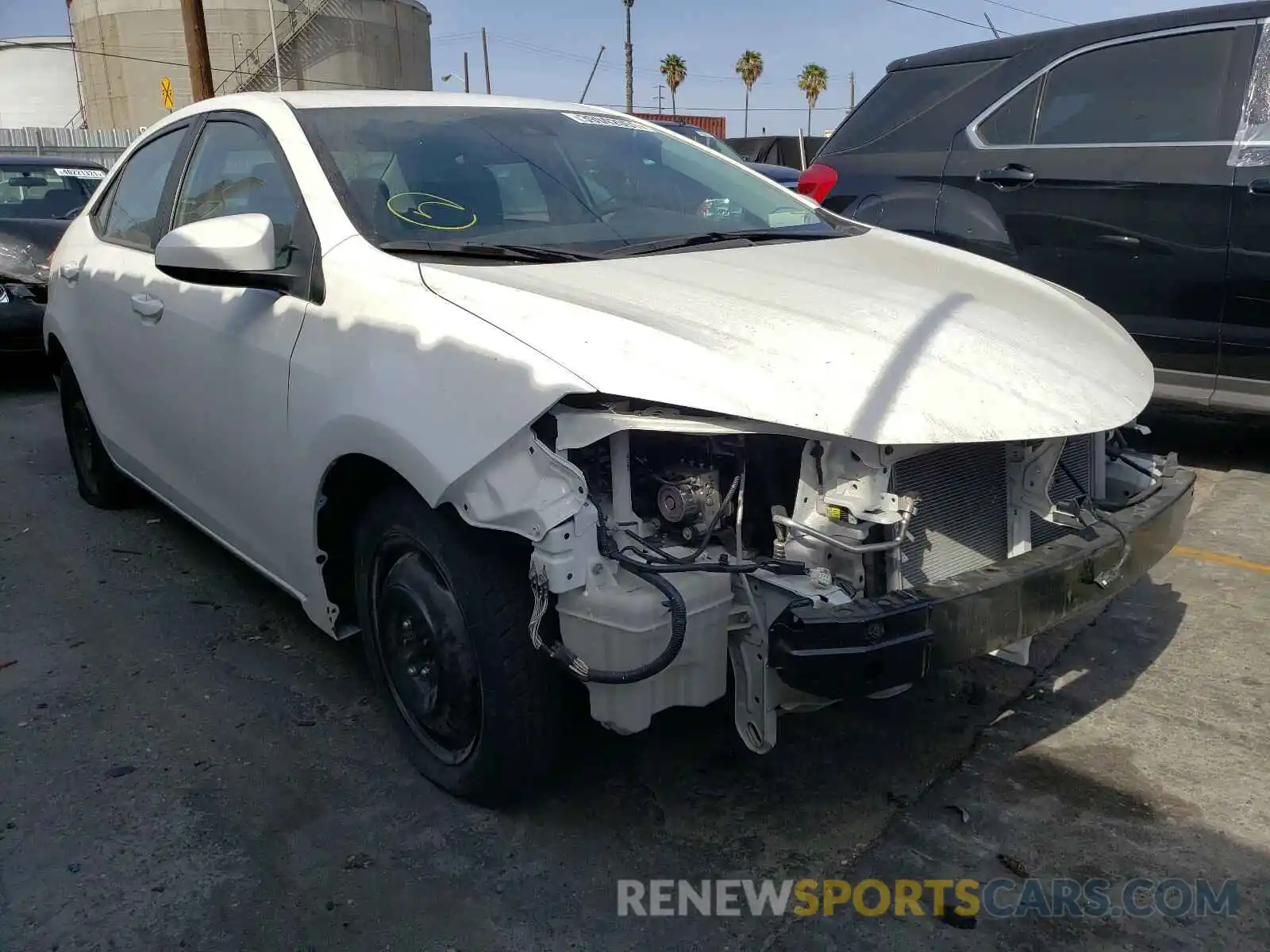 1 Photograph of a damaged car 5YFBURHE6KP857174 TOYOTA COROLLA 2019