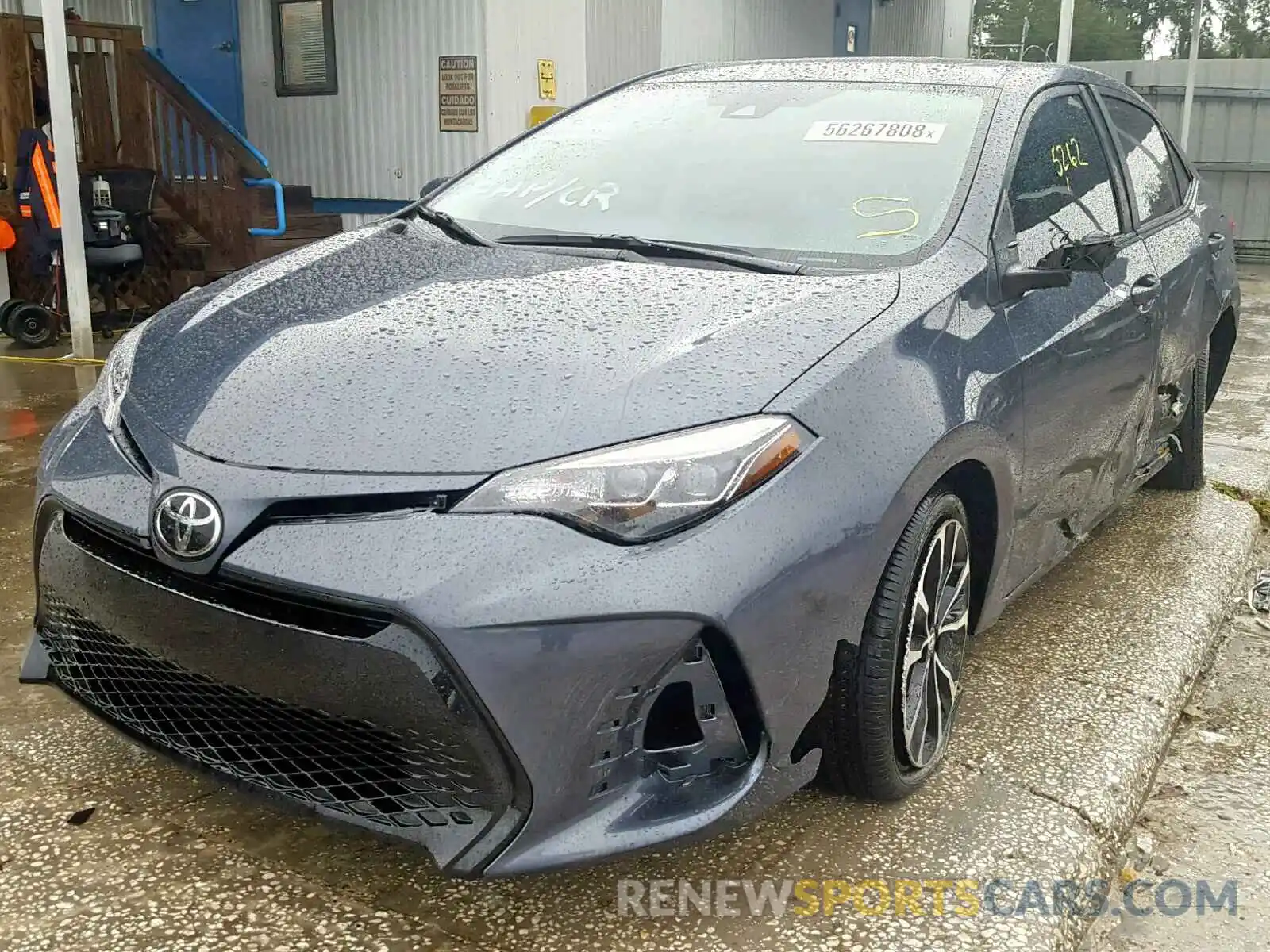 2 Photograph of a damaged car 5YFBURHE6KP857403 TOYOTA COROLLA 2019