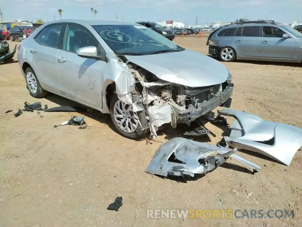 9 Photograph of a damaged car 5YFBURHE6KP857756 TOYOTA COROLLA 2019