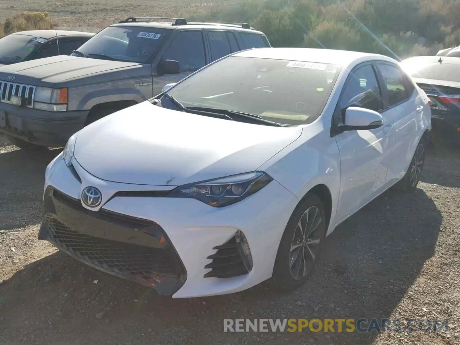 2 Photograph of a damaged car 5YFBURHE6KP858079 TOYOTA COROLLA 2019