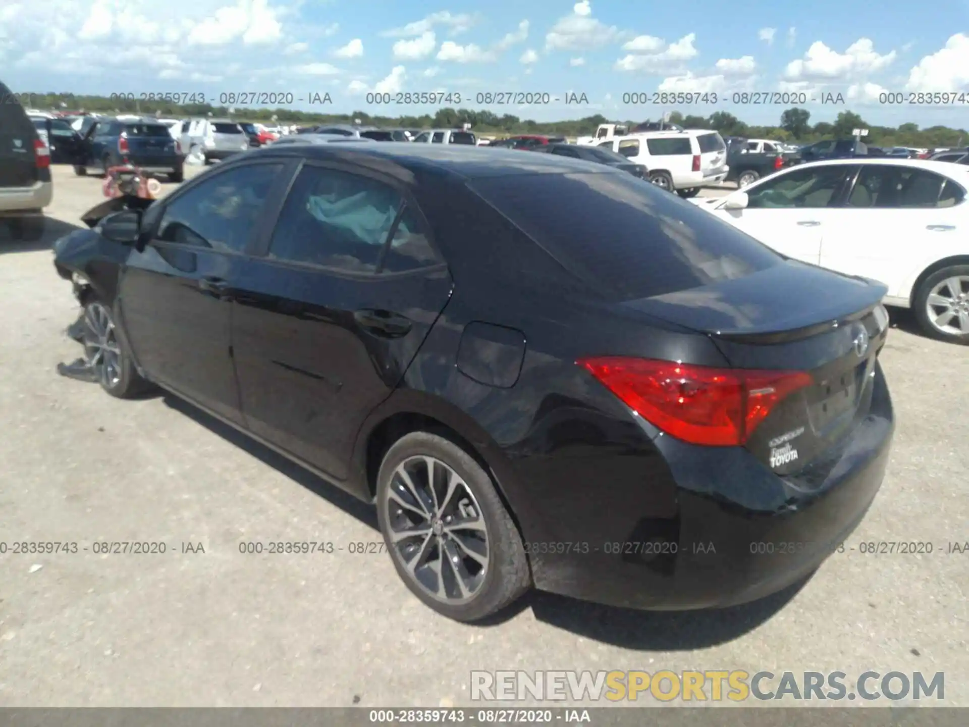 3 Photograph of a damaged car 5YFBURHE6KP858311 TOYOTA COROLLA 2019