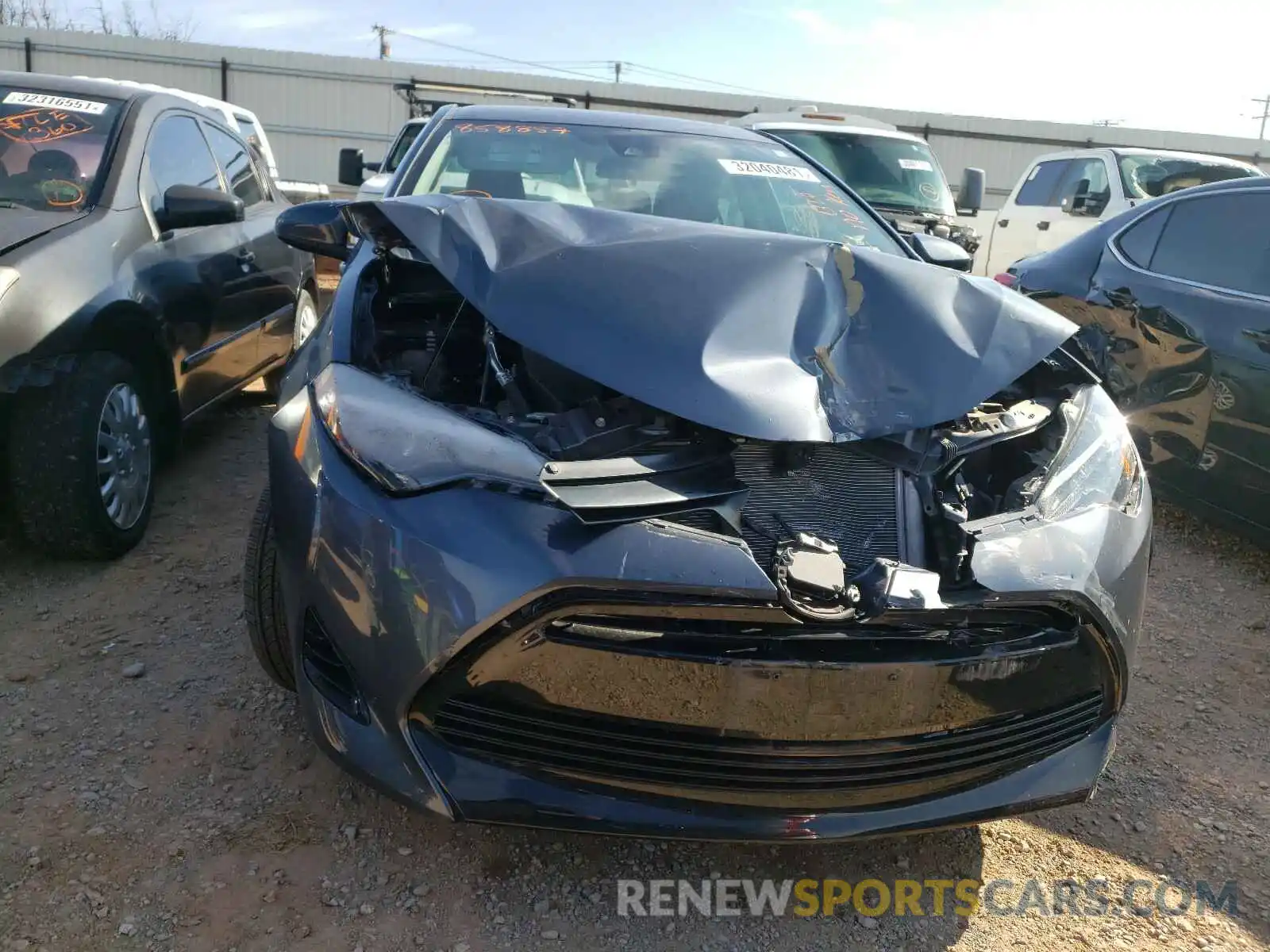 9 Photograph of a damaged car 5YFBURHE6KP858857 TOYOTA COROLLA 2019