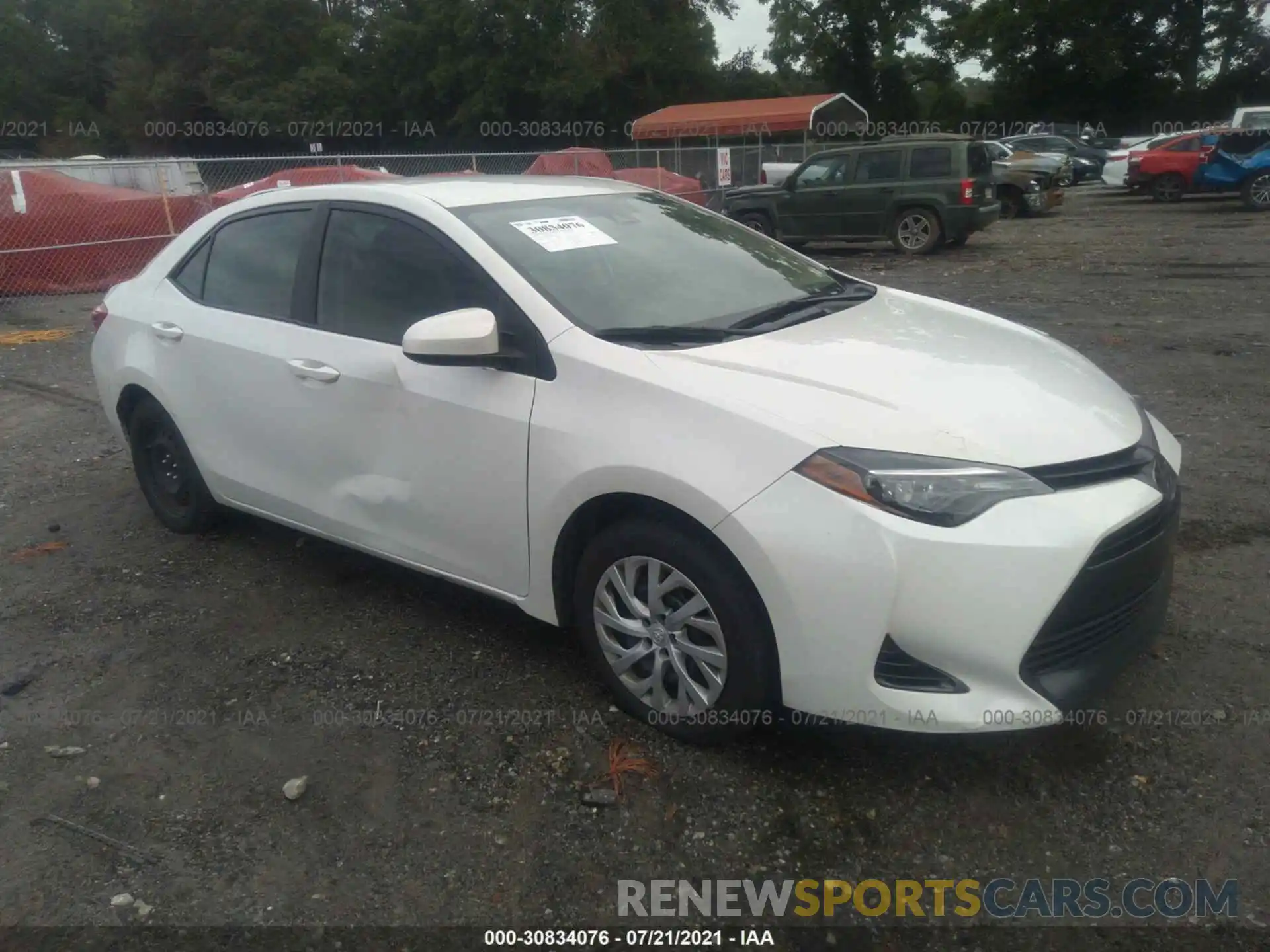 1 Photograph of a damaged car 5YFBURHE6KP859166 TOYOTA COROLLA 2019