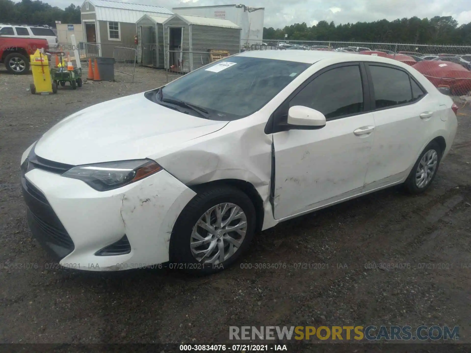 2 Photograph of a damaged car 5YFBURHE6KP859166 TOYOTA COROLLA 2019