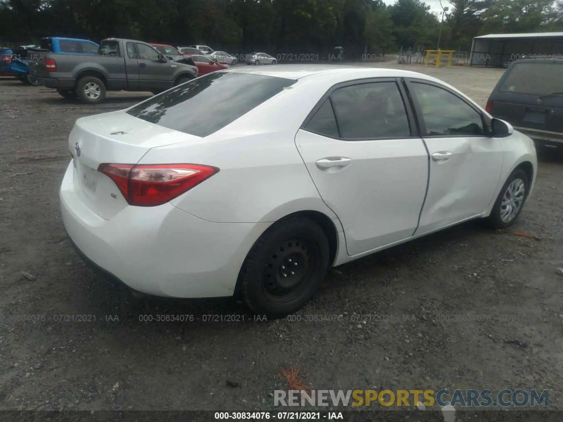 4 Photograph of a damaged car 5YFBURHE6KP859166 TOYOTA COROLLA 2019