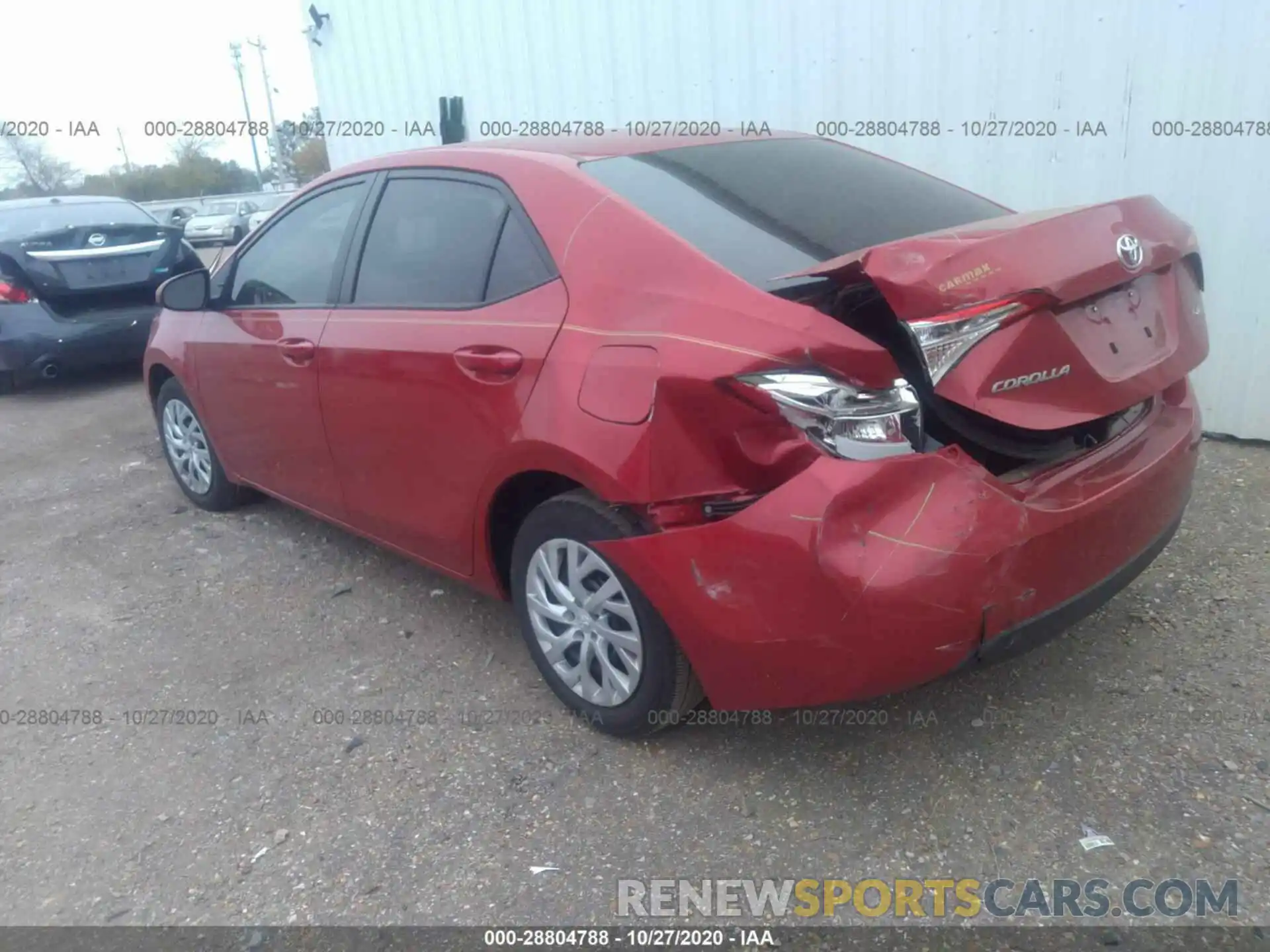 3 Photograph of a damaged car 5YFBURHE6KP859216 TOYOTA COROLLA 2019