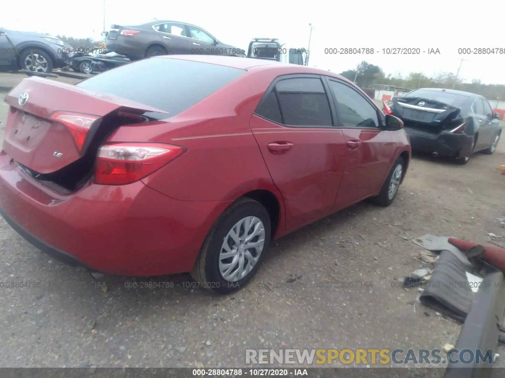 4 Photograph of a damaged car 5YFBURHE6KP859216 TOYOTA COROLLA 2019