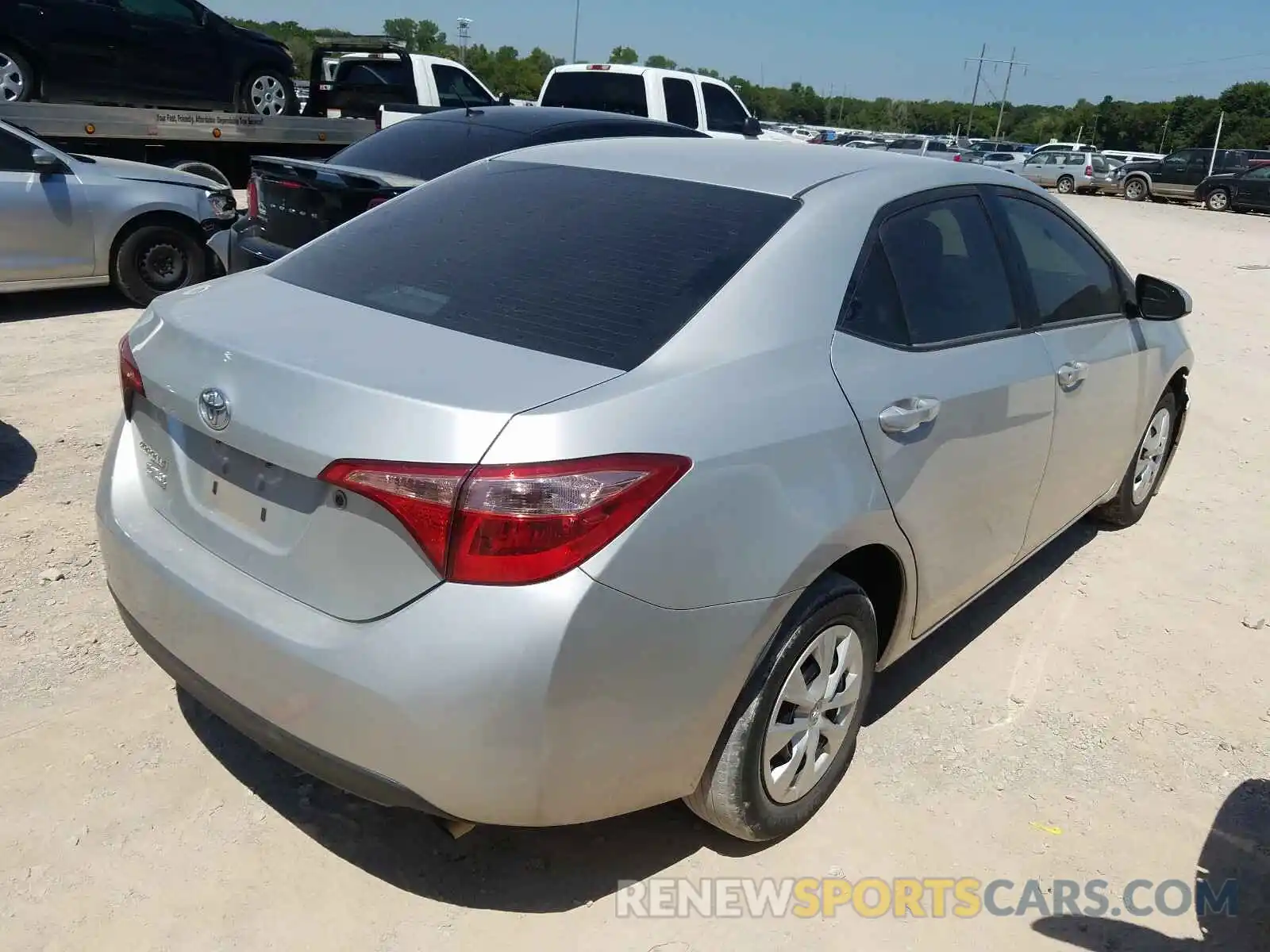 4 Photograph of a damaged car 5YFBURHE6KP859314 TOYOTA COROLLA 2019