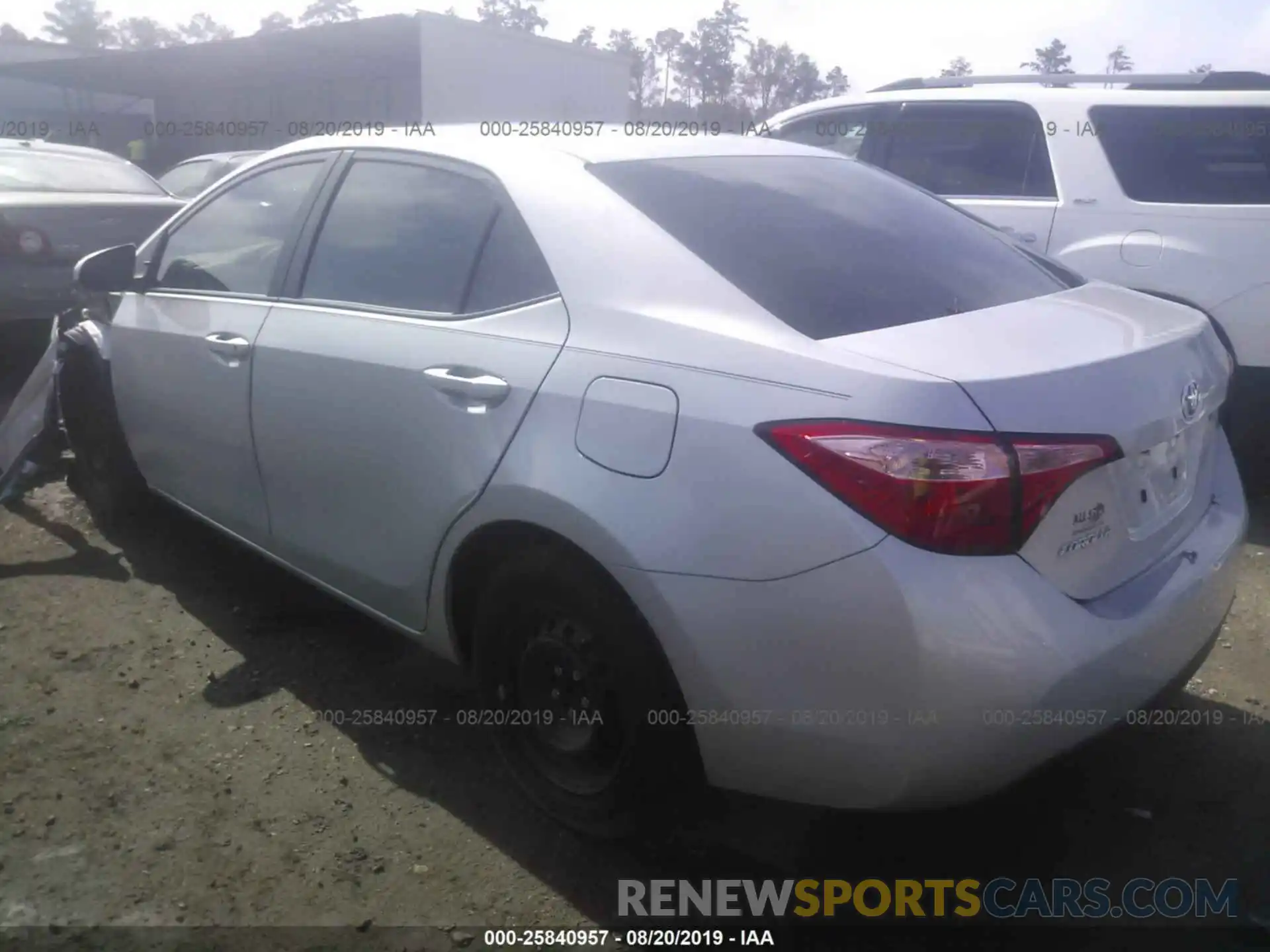 3 Photograph of a damaged car 5YFBURHE6KP859541 TOYOTA COROLLA 2019