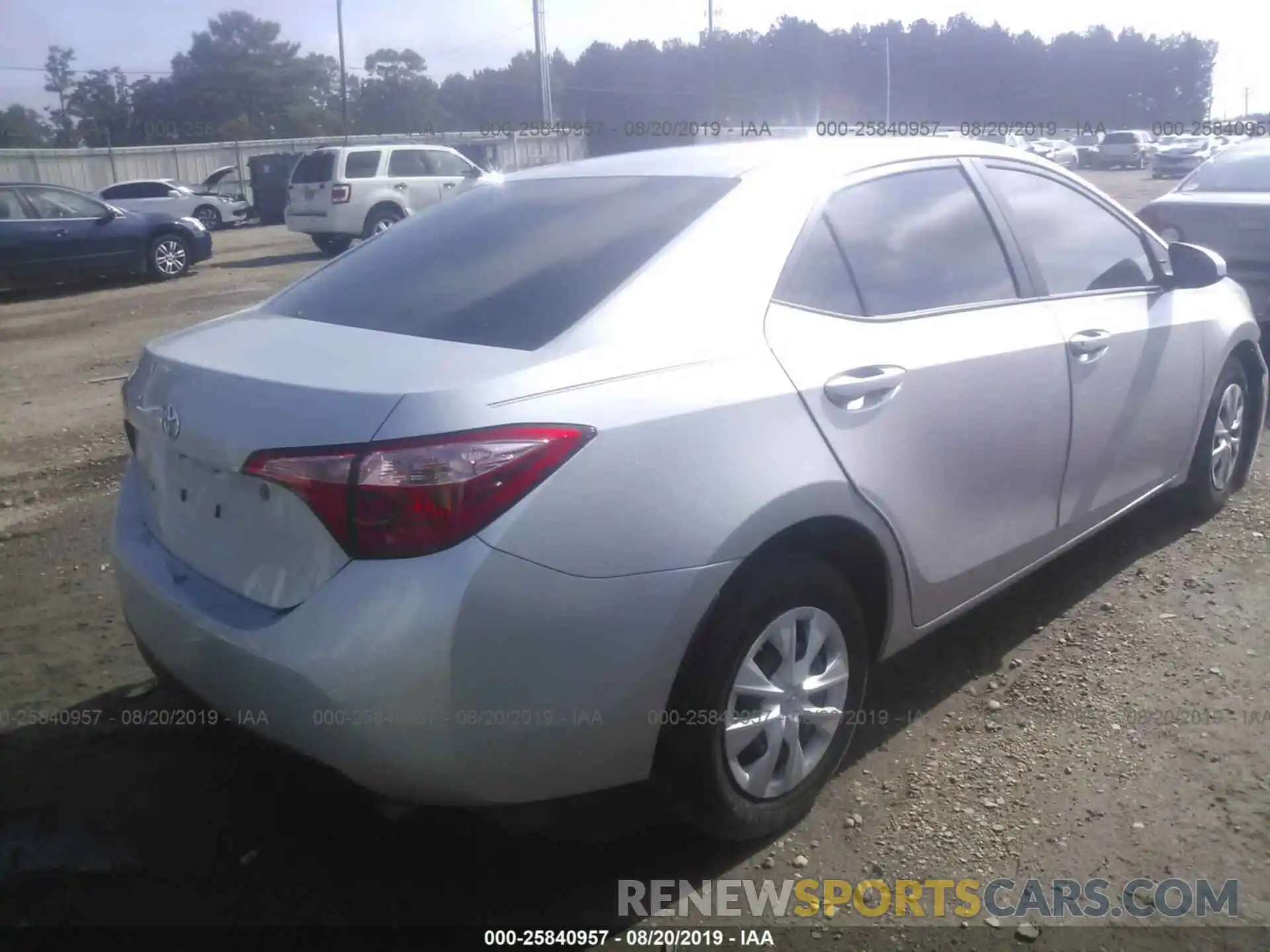 4 Photograph of a damaged car 5YFBURHE6KP859541 TOYOTA COROLLA 2019