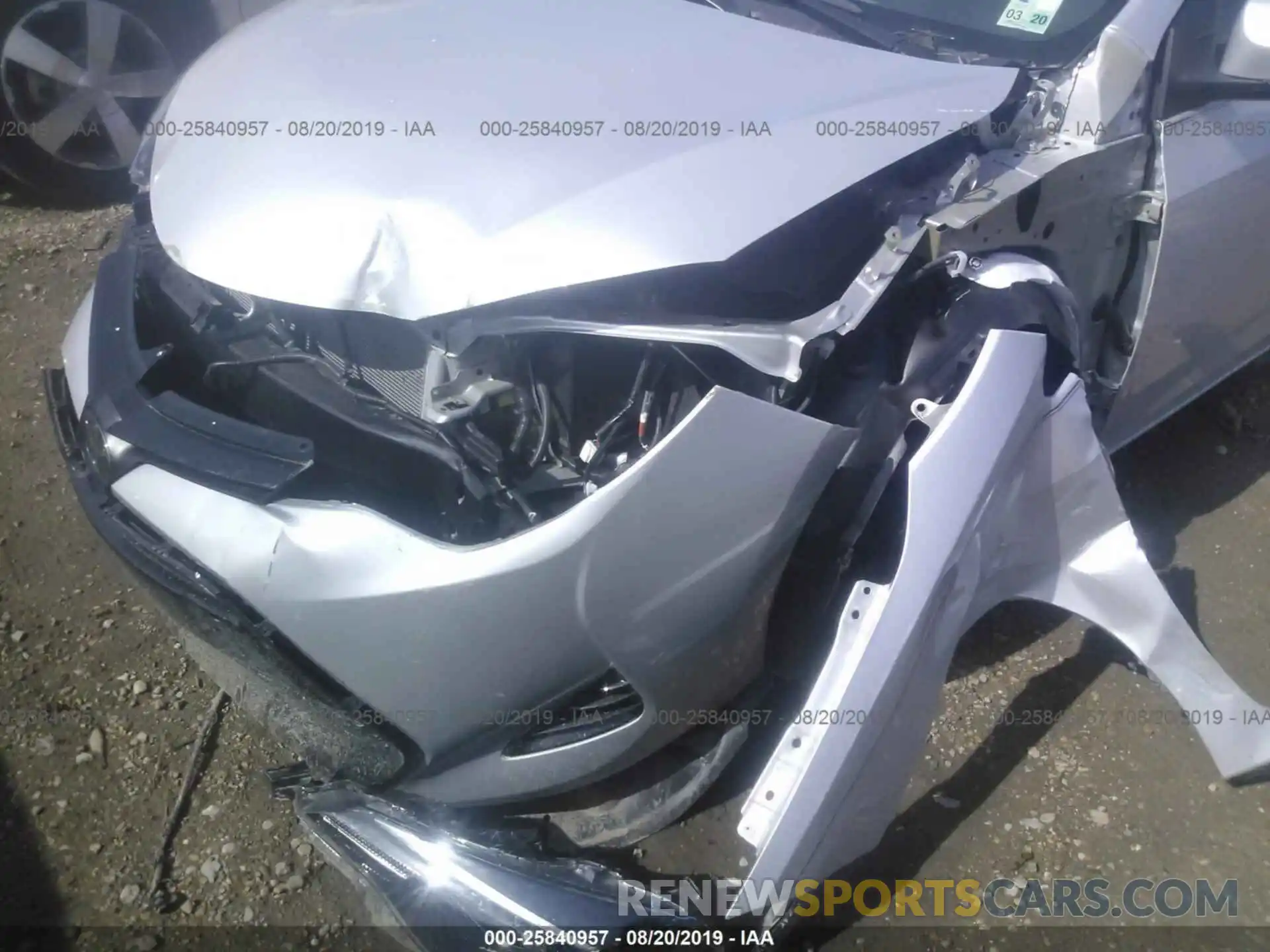 6 Photograph of a damaged car 5YFBURHE6KP859541 TOYOTA COROLLA 2019