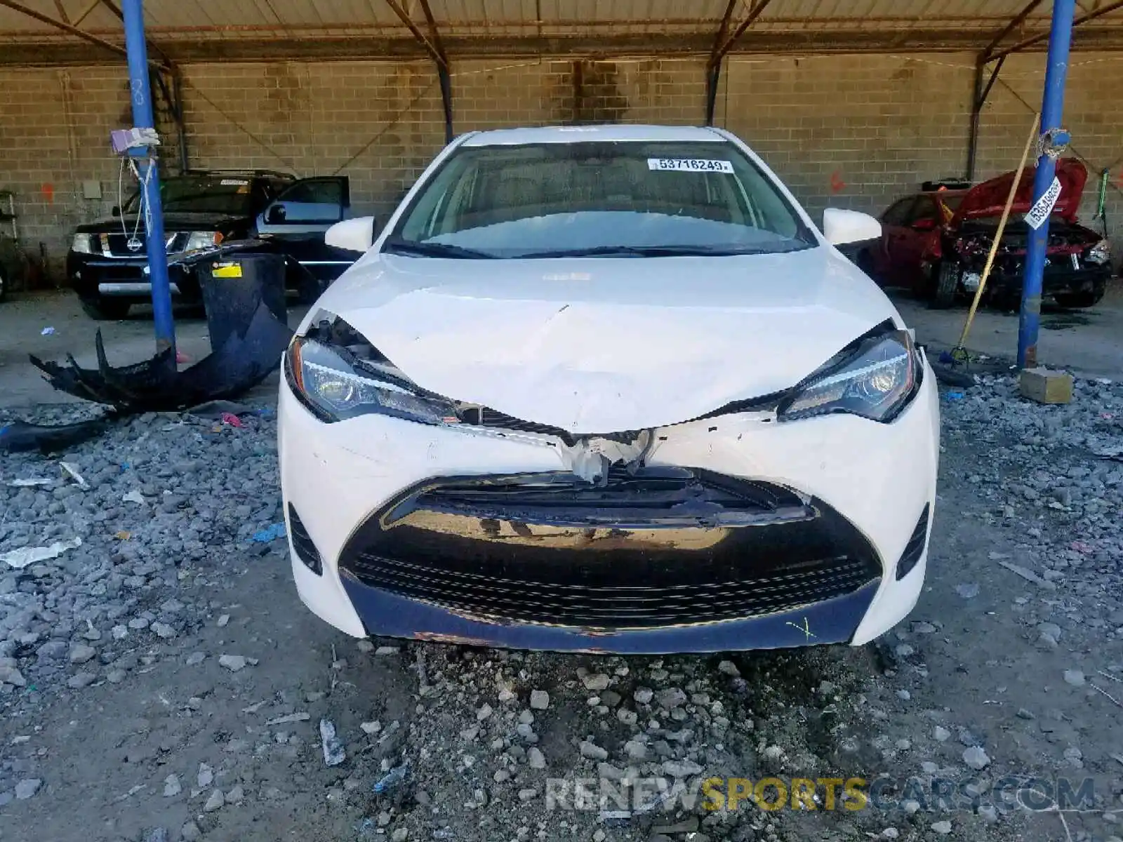 9 Photograph of a damaged car 5YFBURHE6KP859734 TOYOTA COROLLA 2019