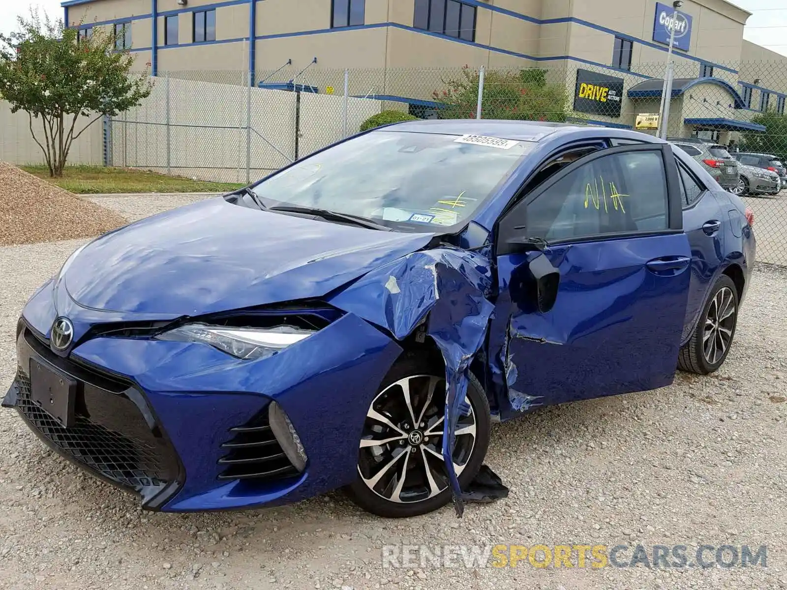 2 Photograph of a damaged car 5YFBURHE6KP859930 TOYOTA COROLLA 2019