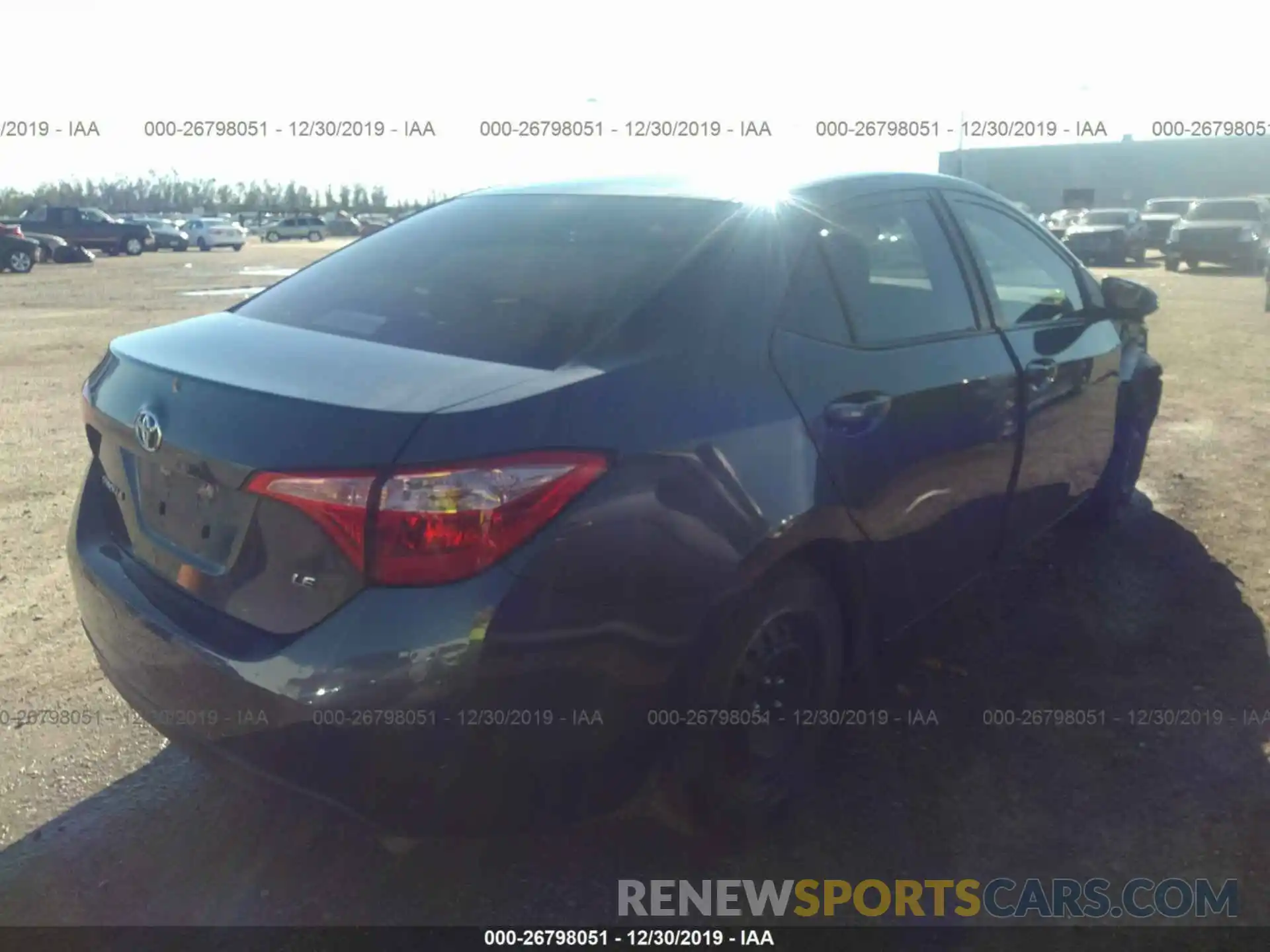 4 Photograph of a damaged car 5YFBURHE6KP860074 TOYOTA COROLLA 2019