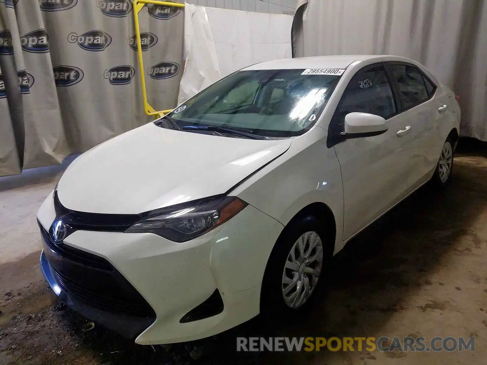 2 Photograph of a damaged car 5YFBURHE6KP860088 TOYOTA COROLLA 2019