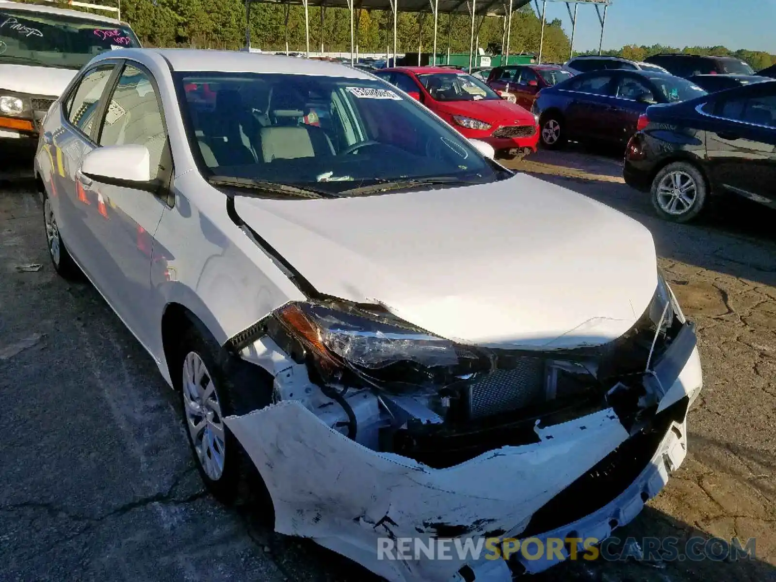 1 Photograph of a damaged car 5YFBURHE6KP860916 TOYOTA COROLLA 2019