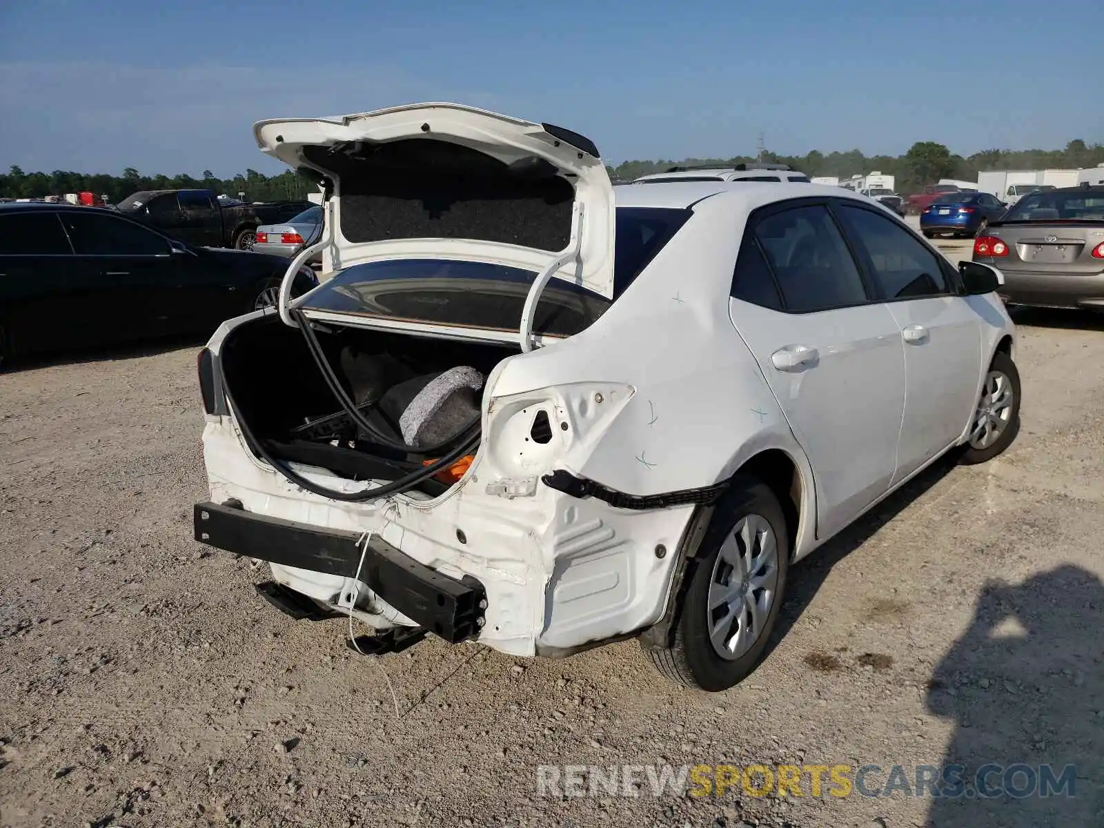 4 Photograph of a damaged car 5YFBURHE6KP861144 TOYOTA COROLLA 2019