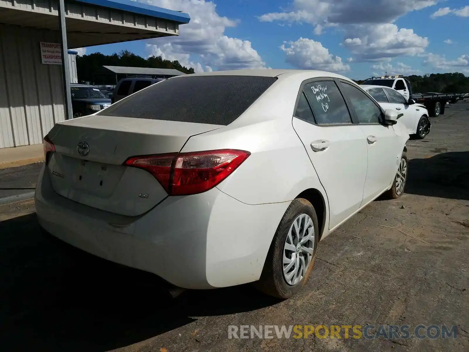 4 Photograph of a damaged car 5YFBURHE6KP861273 TOYOTA COROLLA 2019