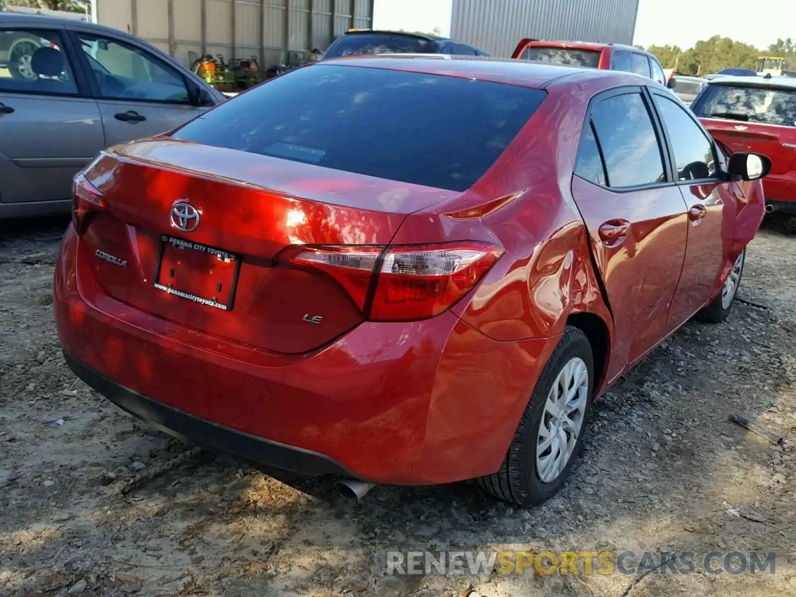 4 Photograph of a damaged car 5YFBURHE6KP861323 TOYOTA COROLLA 2019