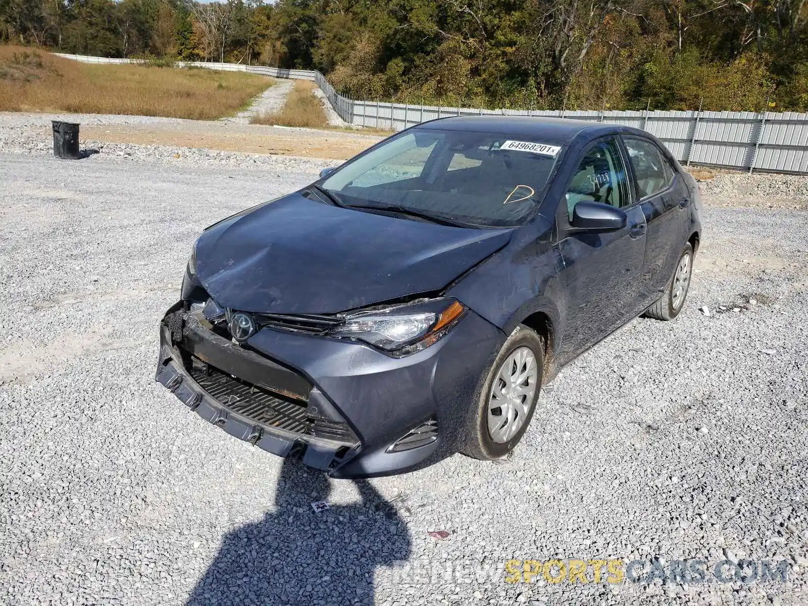 2 Photograph of a damaged car 5YFBURHE6KP861449 TOYOTA COROLLA 2019