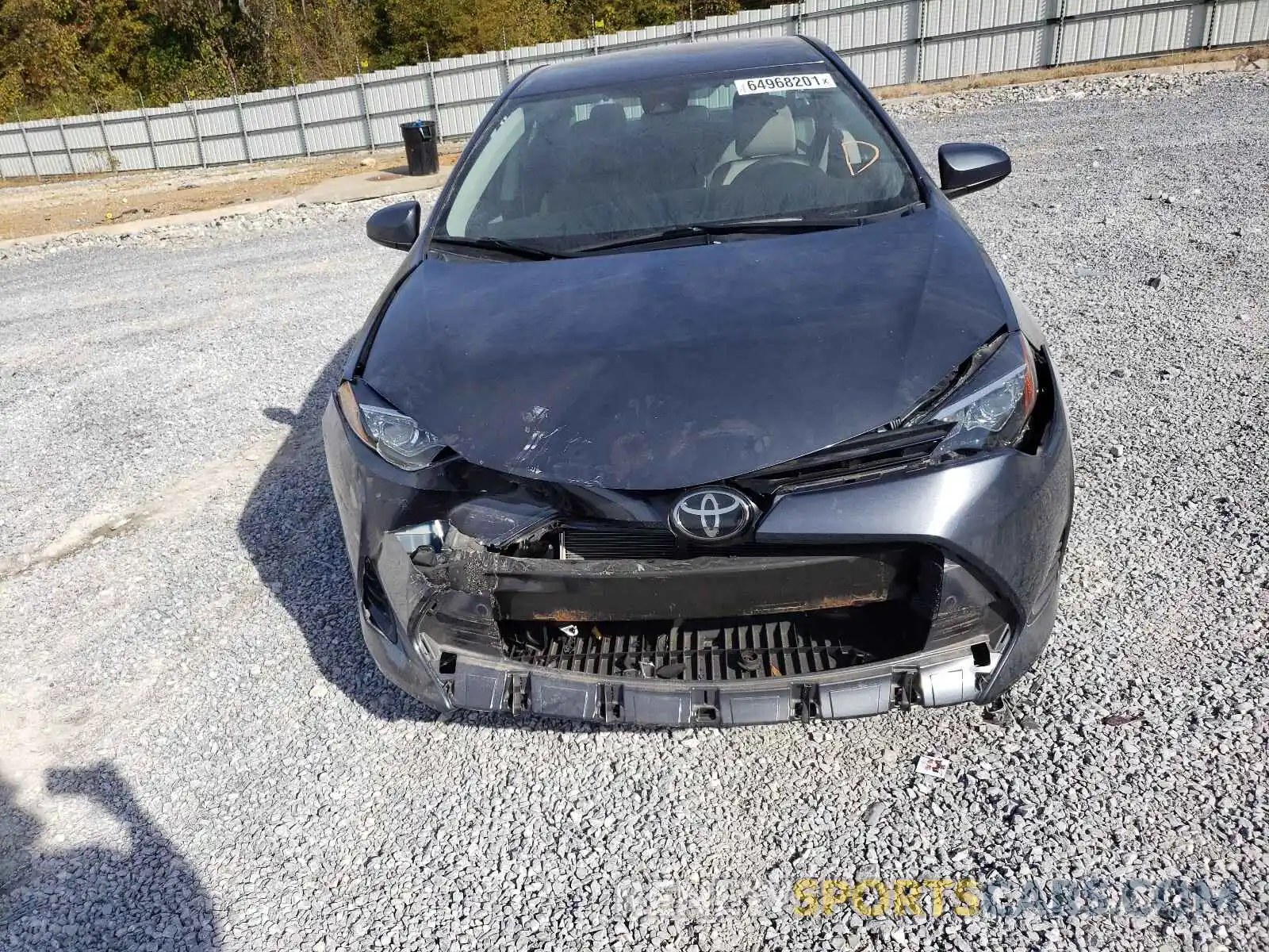 9 Photograph of a damaged car 5YFBURHE6KP861449 TOYOTA COROLLA 2019