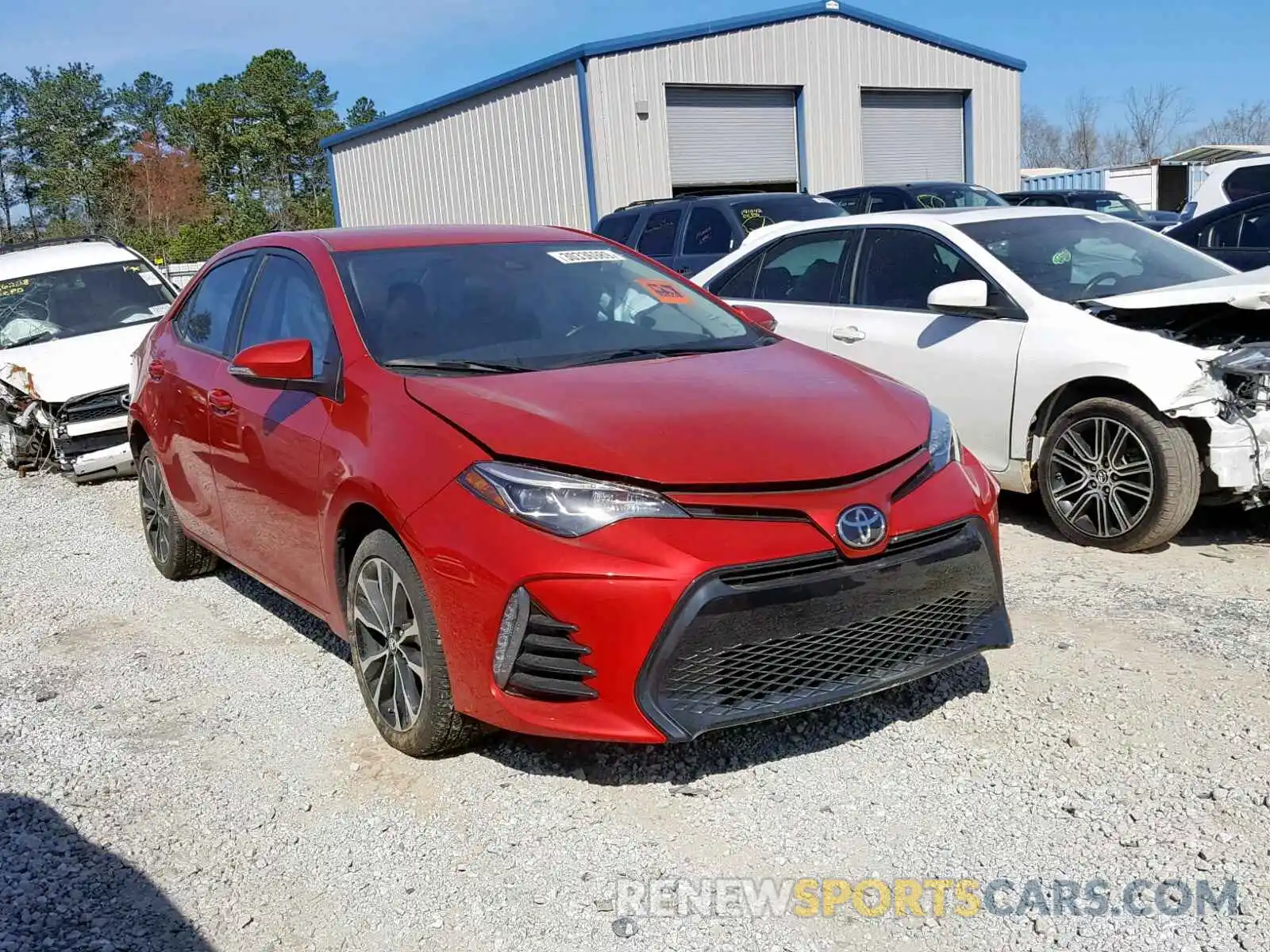 1 Photograph of a damaged car 5YFBURHE6KP861936 TOYOTA COROLLA 2019