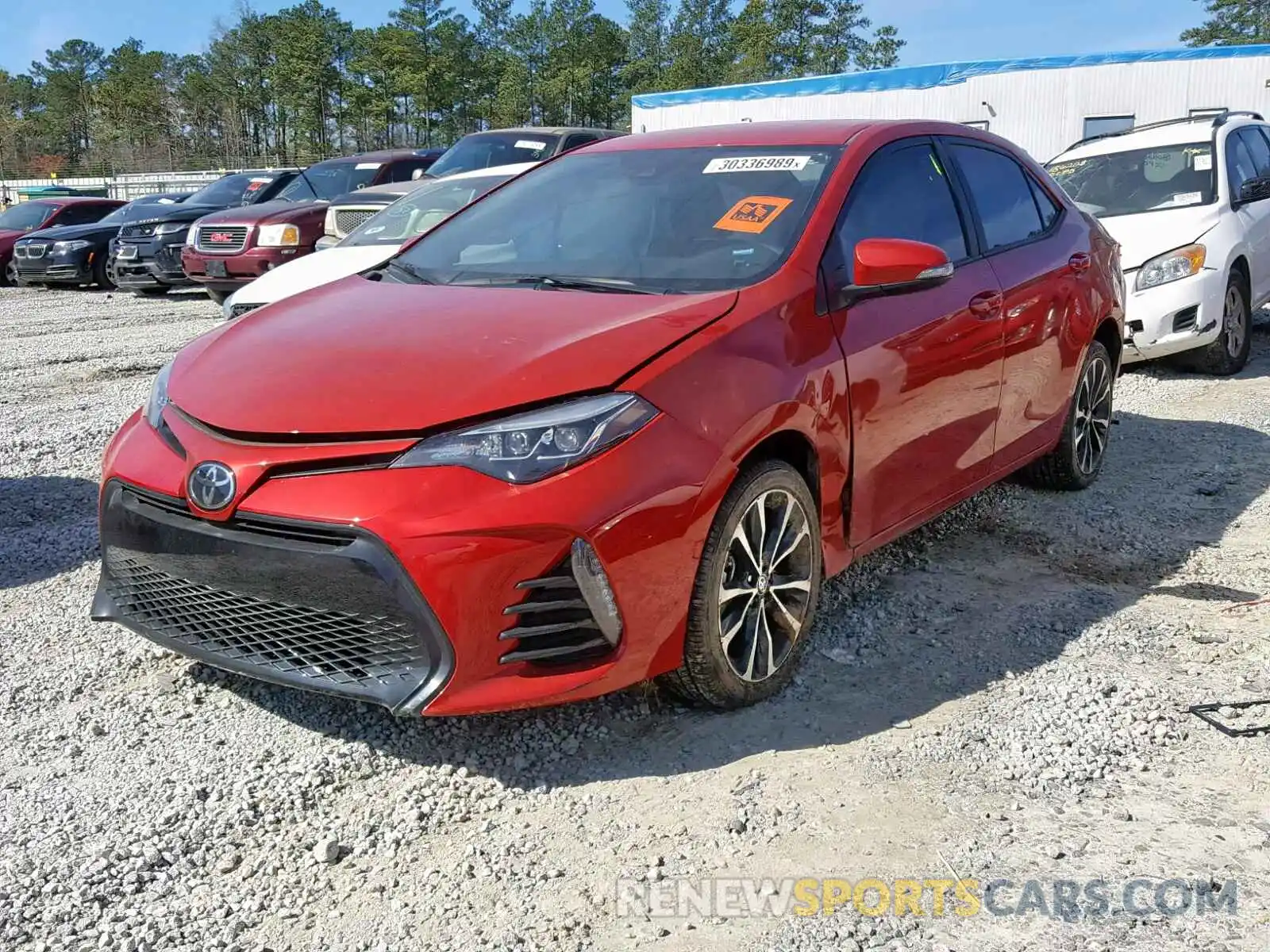 2 Photograph of a damaged car 5YFBURHE6KP861936 TOYOTA COROLLA 2019