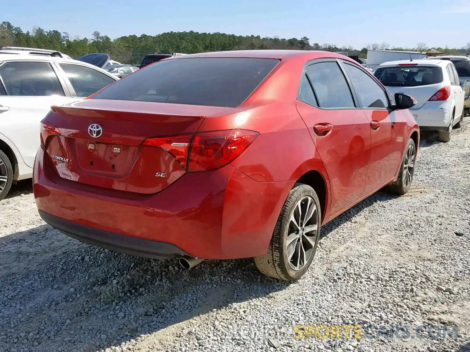 4 Photograph of a damaged car 5YFBURHE6KP861936 TOYOTA COROLLA 2019