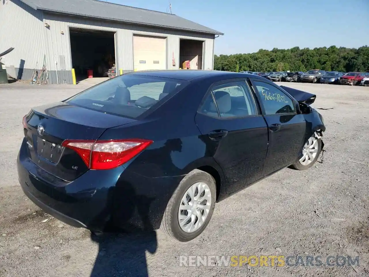 4 Photograph of a damaged car 5YFBURHE6KP862200 TOYOTA COROLLA 2019