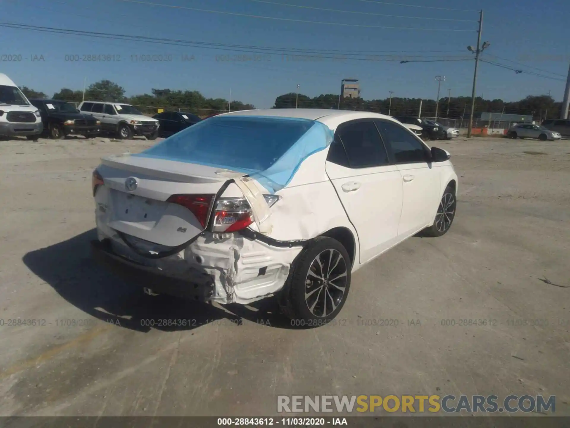 4 Photograph of a damaged car 5YFBURHE6KP862536 TOYOTA COROLLA 2019