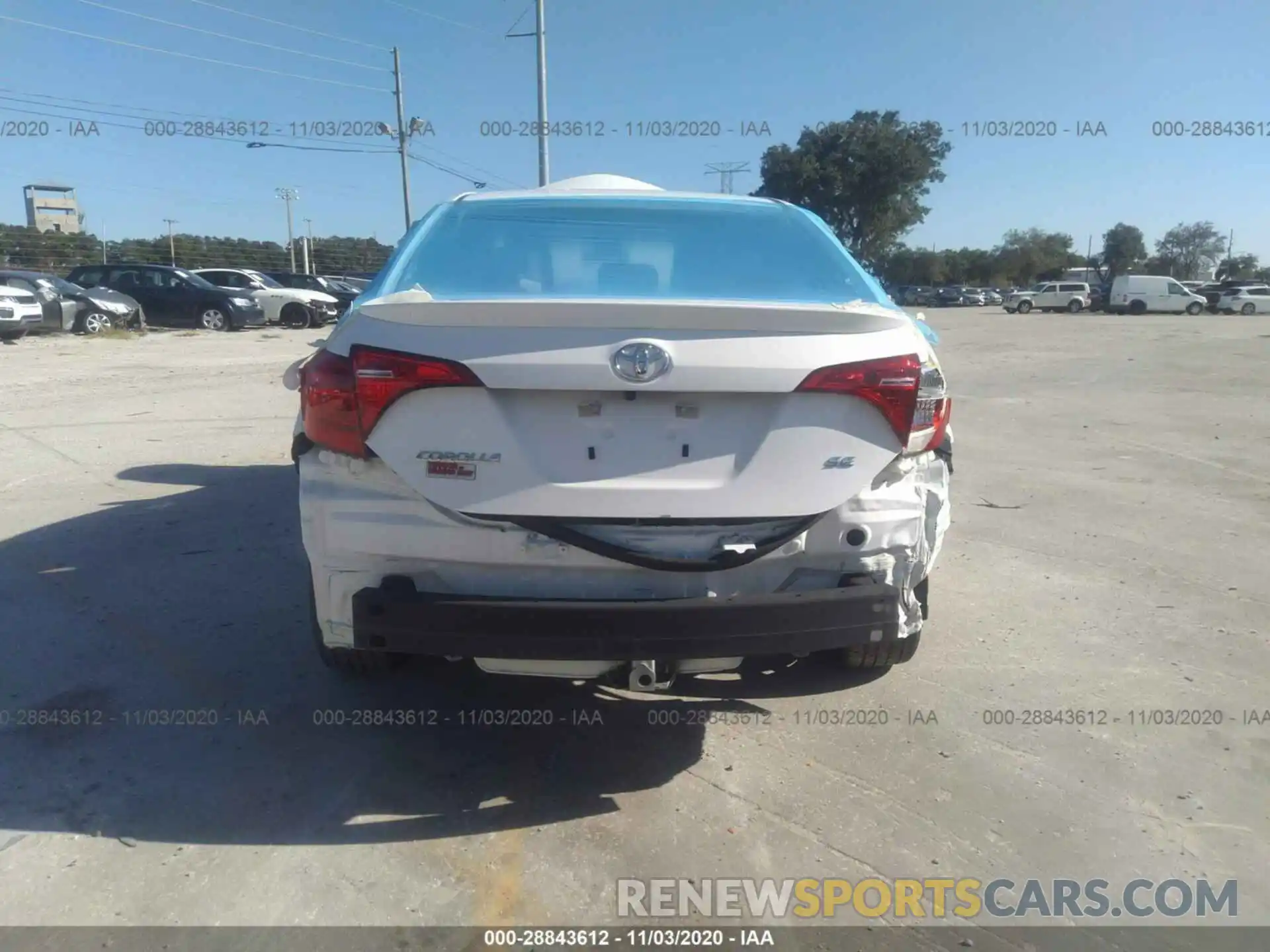 6 Photograph of a damaged car 5YFBURHE6KP862536 TOYOTA COROLLA 2019