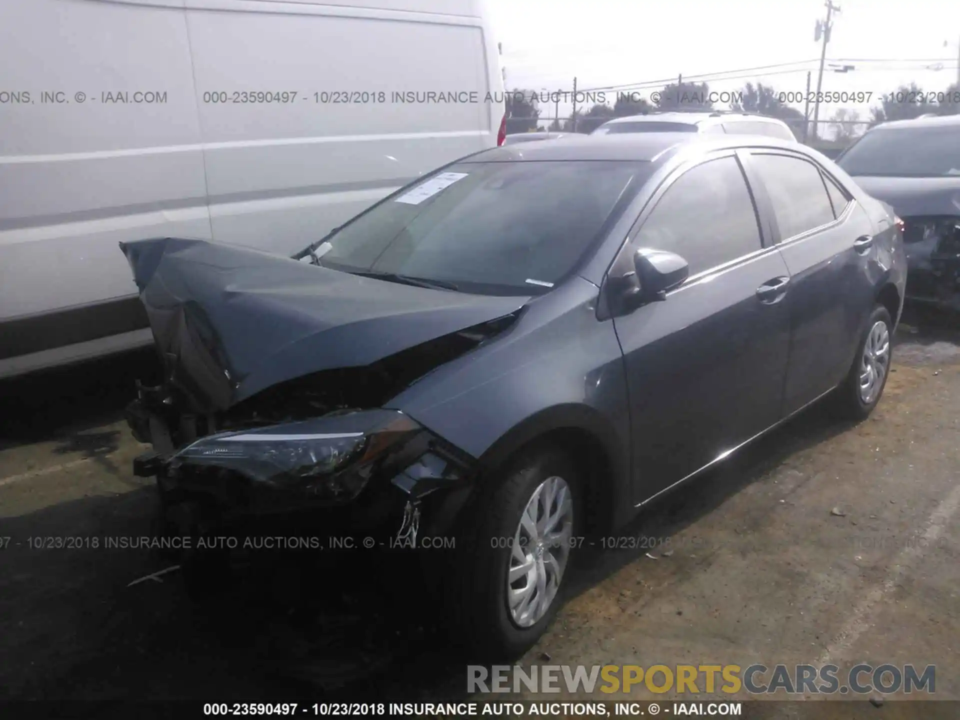 2 Photograph of a damaged car 5YFBURHE6KP862620 TOYOTA COROLLA 2019