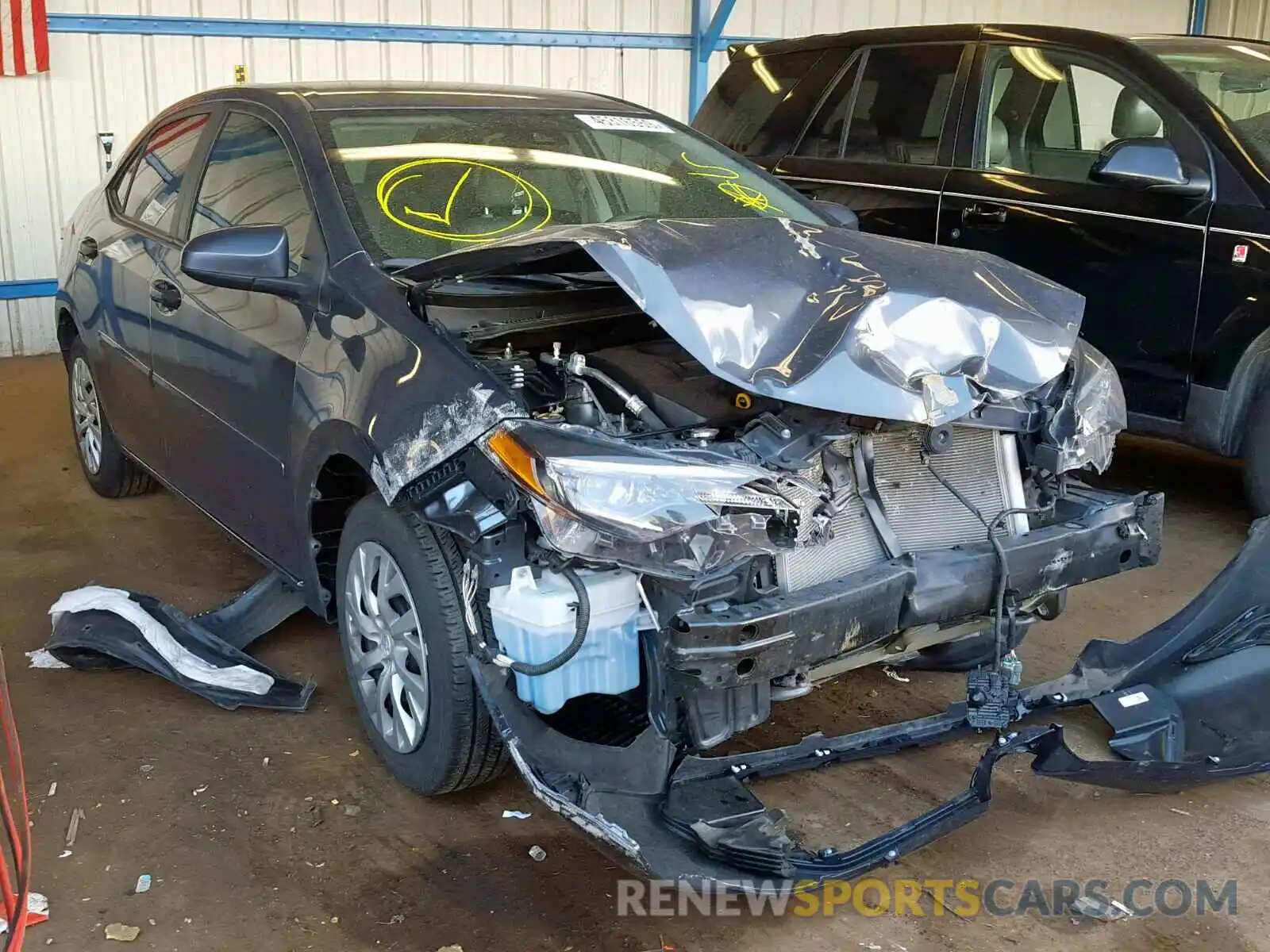 1 Photograph of a damaged car 5YFBURHE6KP862911 TOYOTA COROLLA 2019