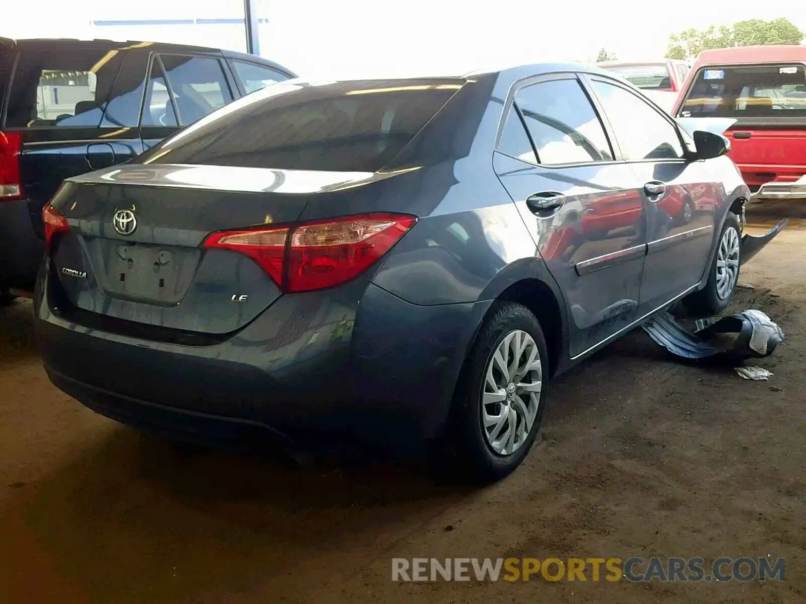 4 Photograph of a damaged car 5YFBURHE6KP862911 TOYOTA COROLLA 2019