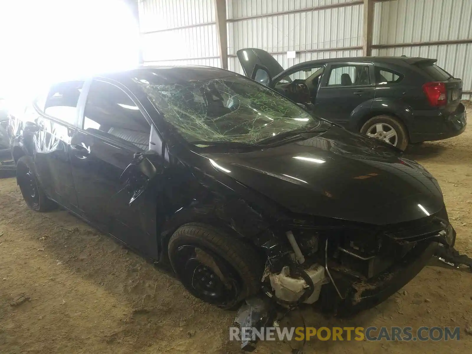 1 Photograph of a damaged car 5YFBURHE6KP862942 TOYOTA COROLLA 2019