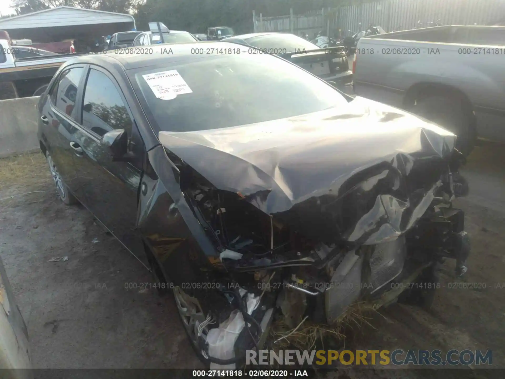 1 Photograph of a damaged car 5YFBURHE6KP863525 TOYOTA COROLLA 2019