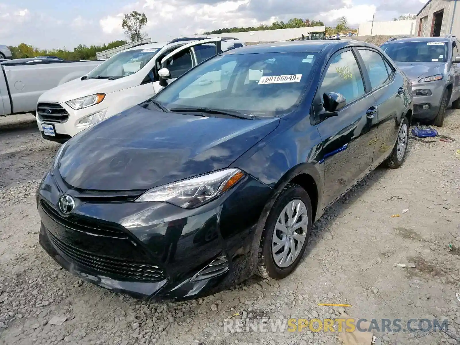 2 Photograph of a damaged car 5YFBURHE6KP863623 TOYOTA COROLLA 2019